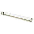 Berenson Recess 5"(128mm) Recess Pull, Satin Nickel