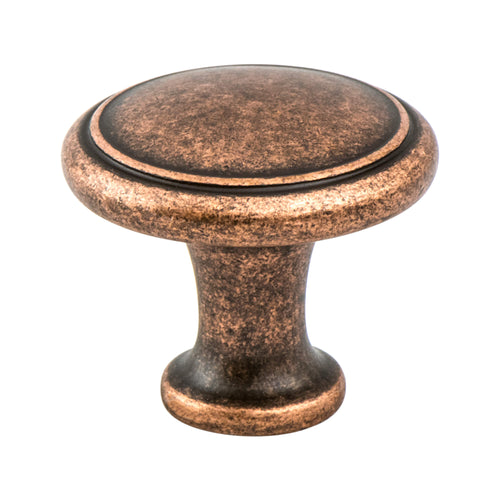 Berenson American Classics 1-1/8"(29mm) Knob, Weathered Copper