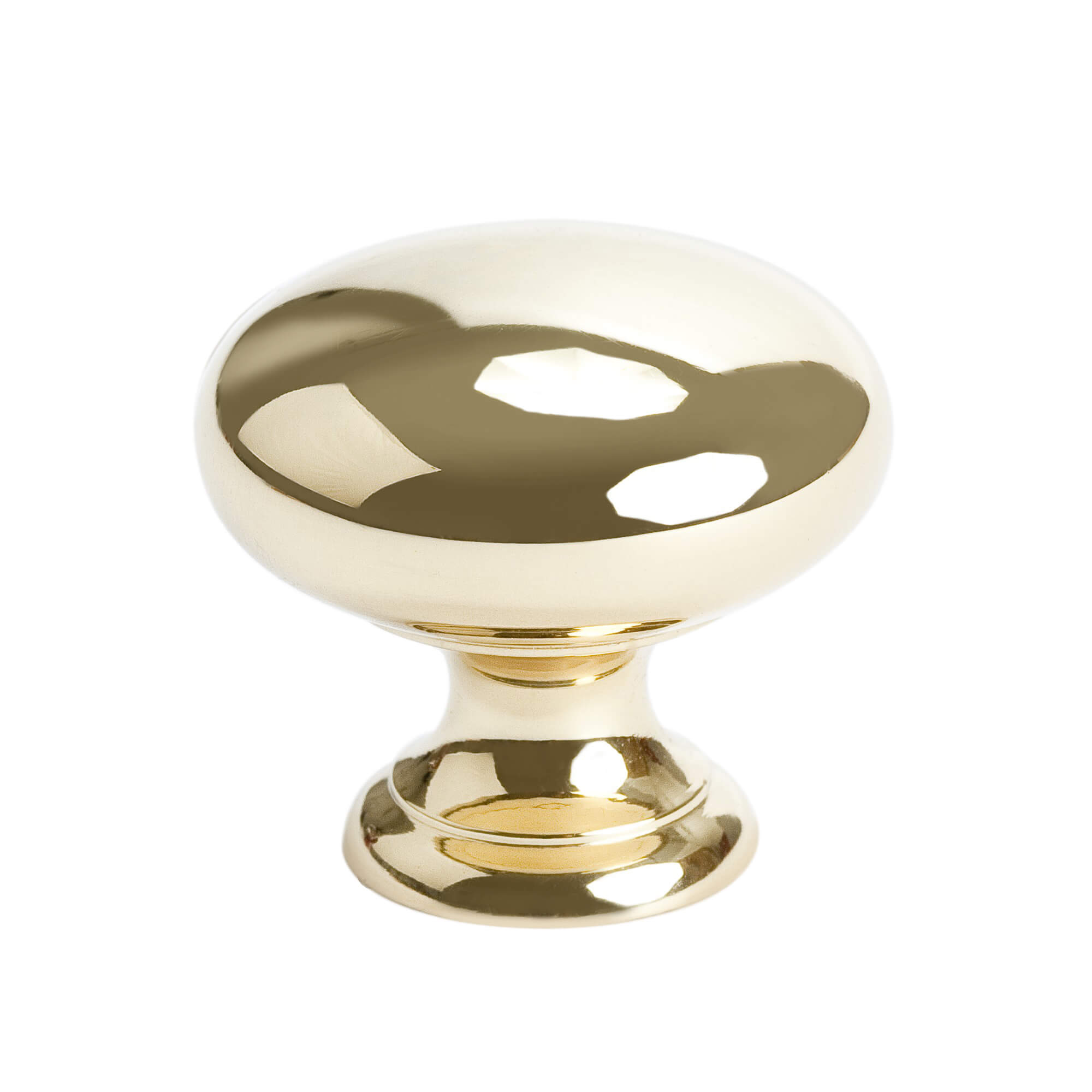 Berenson Plymouth 1-1/4"(32mm) Knob, Polished Brass