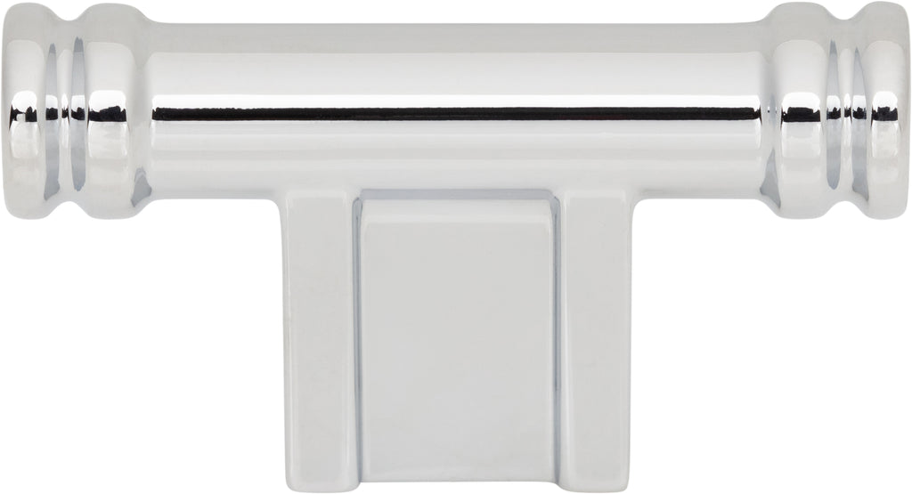 Top Knobs Newburn Series 2-1/4"L T-Knob, Polished Chrome
