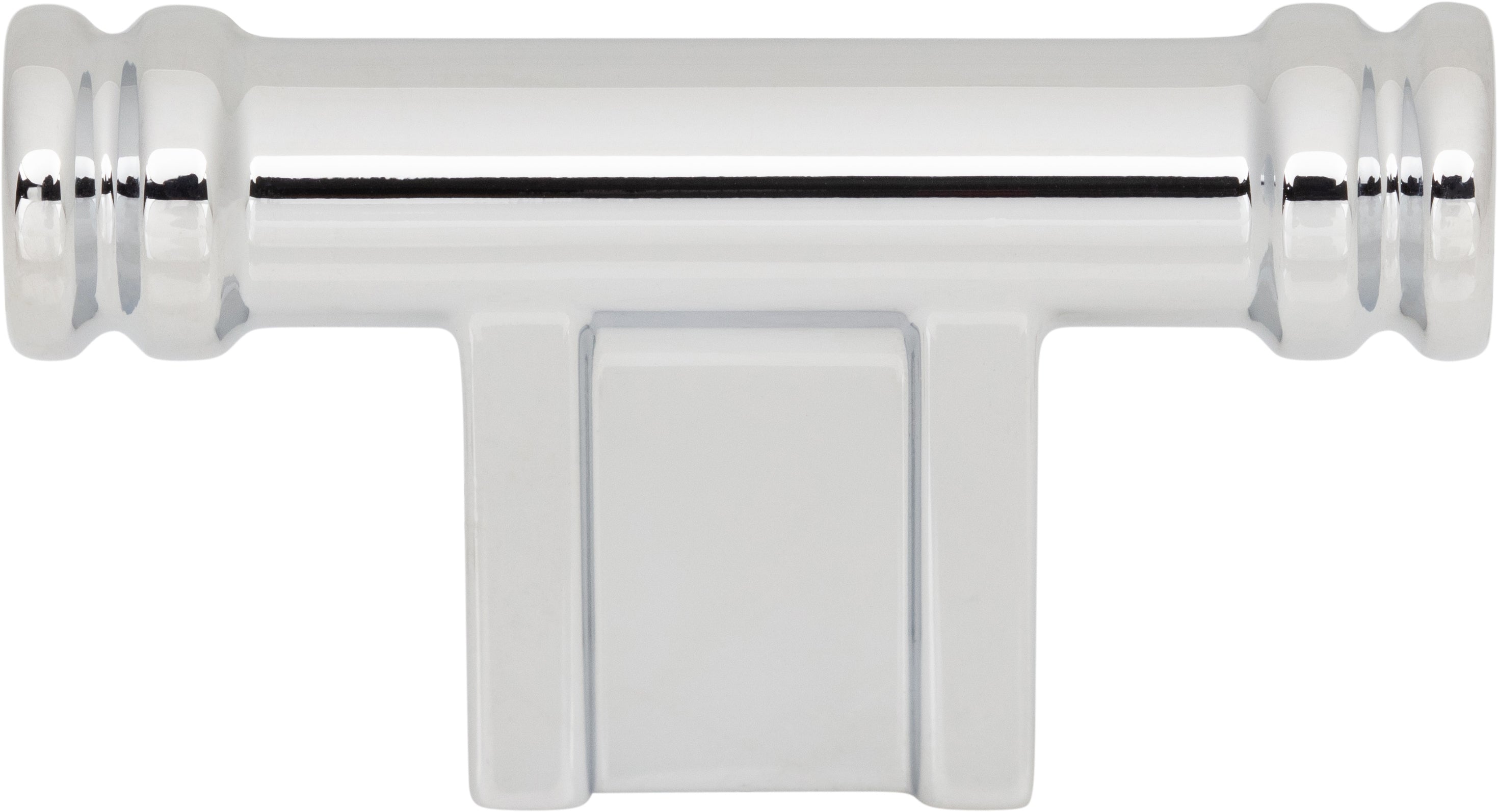 Top Knobs Newburn Series 2-1/4"L T-Knob, Polished Chrome