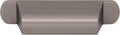 Top Knobs Cressing Series 2-3/4"(70mm) CC Cup Pull, Ash Gray