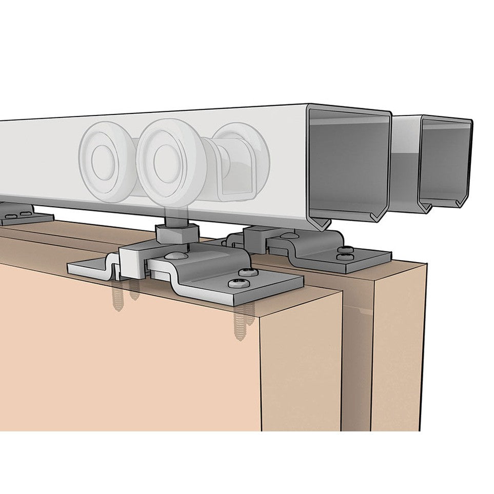 BYP-75S By-Pass Door Steel Track Hardware