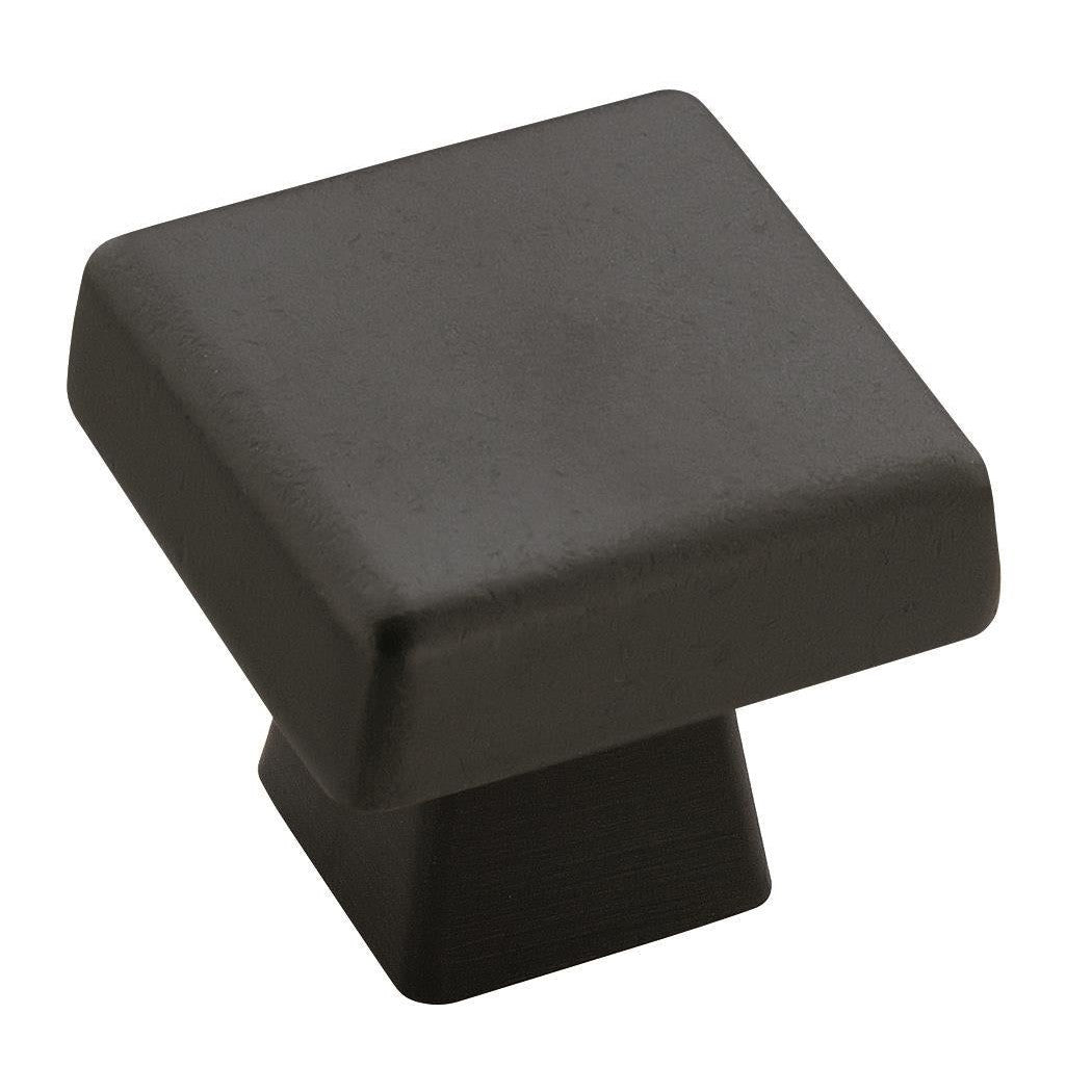 Blackrock 13/16 inch (30mm) Length Black Bronze Cabinet Knob