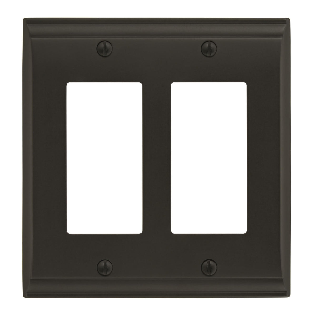Candler 2 Rocker Black Bronze Wall Plate