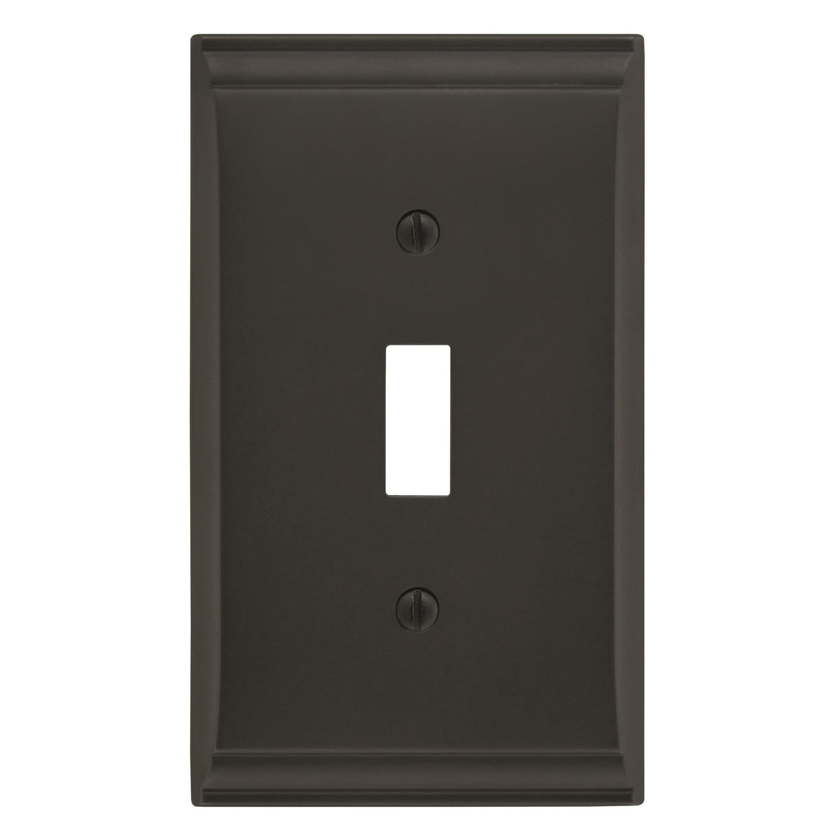 Candler 1 Toggle Black Bronze Wall Plate