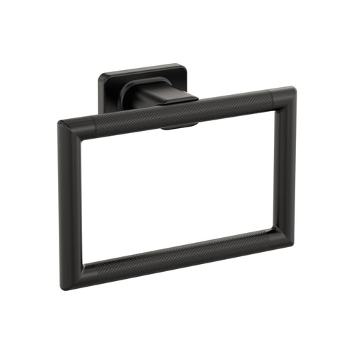 Bronx Black Bronze Closed Towel Ring
