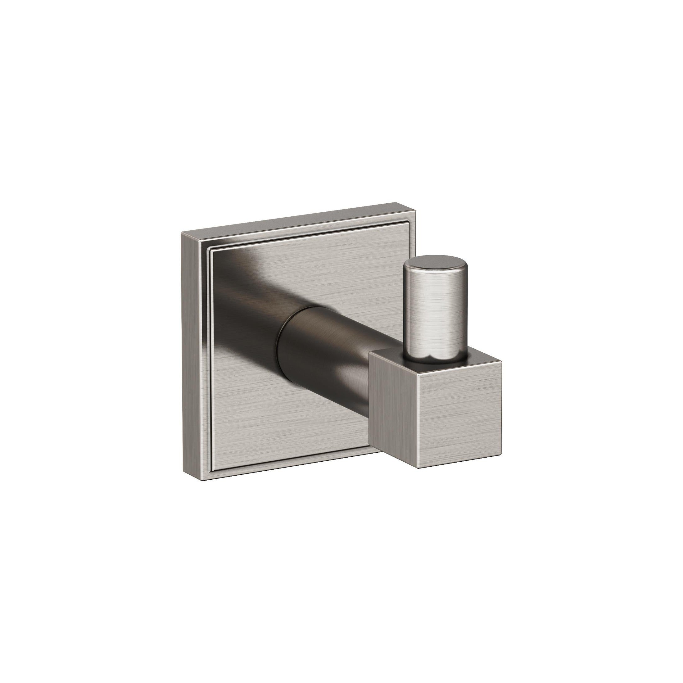 Appoint Brushed Nickel Single Prong Robe Hook