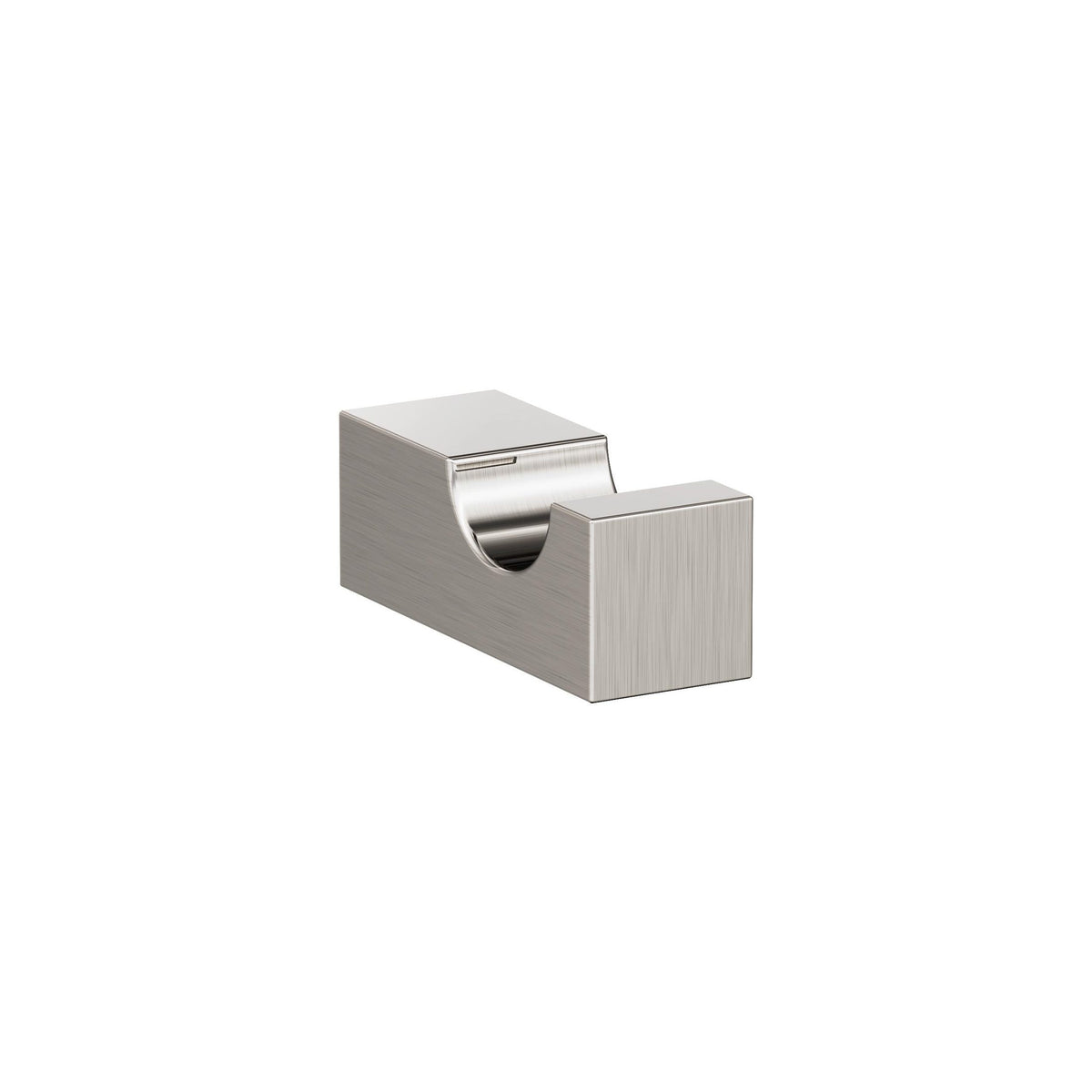 Monument Brushed Nickel Single Prong Robe Hook