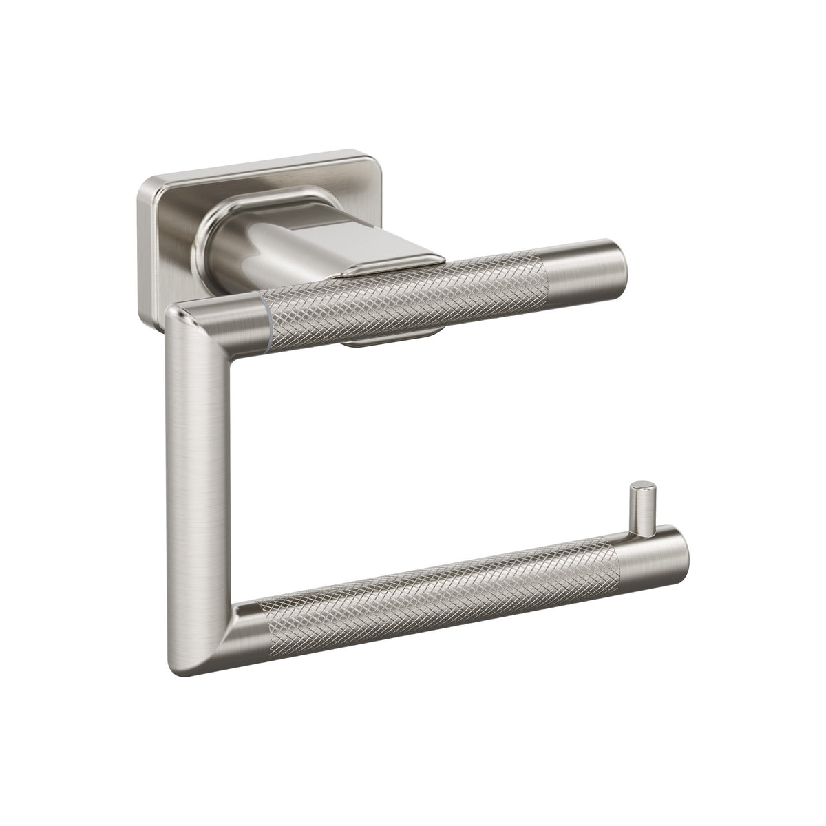 Bronx Brushed Nickel Single Post Tissue Holder