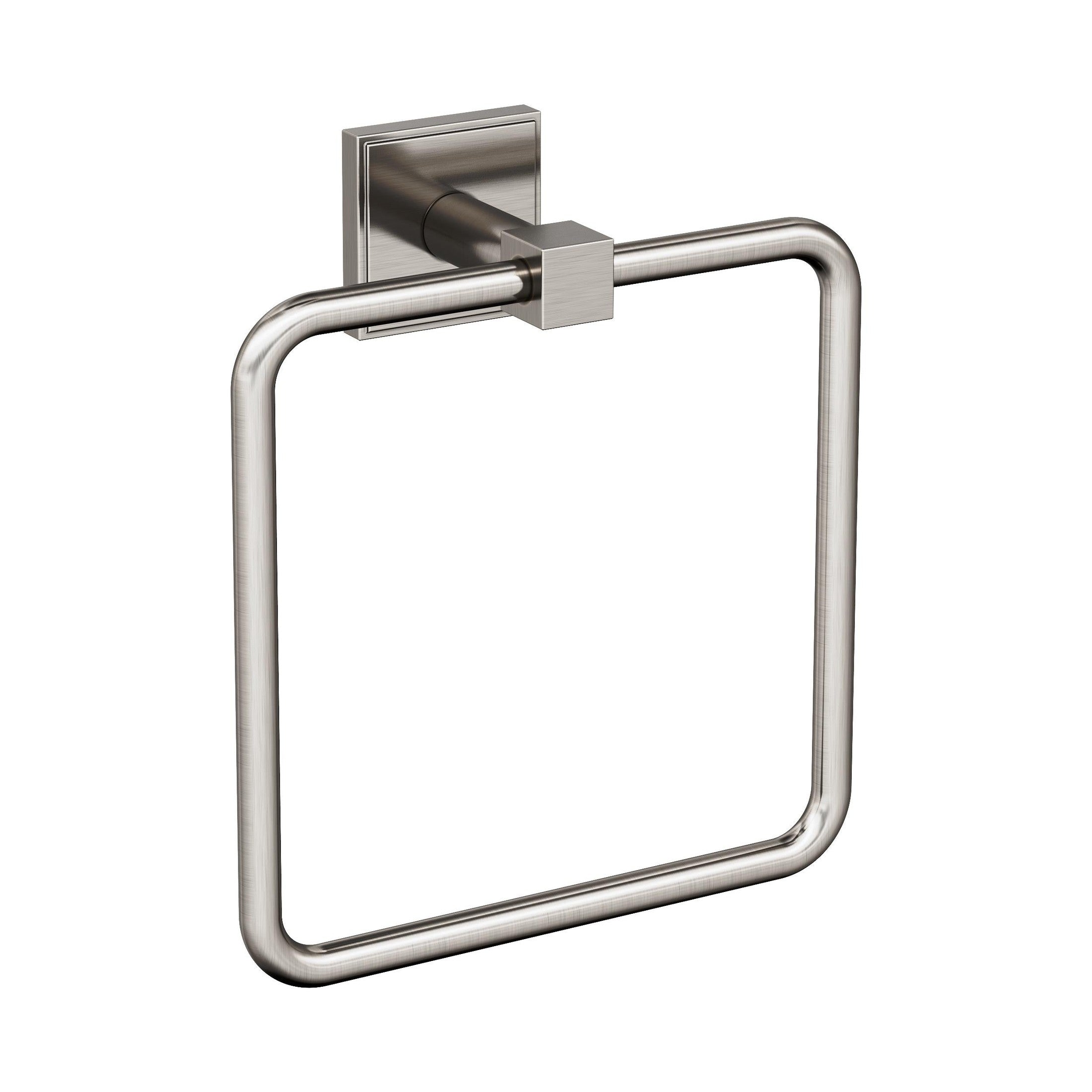 Appoint Brushed Nickel Closed Towel Ring