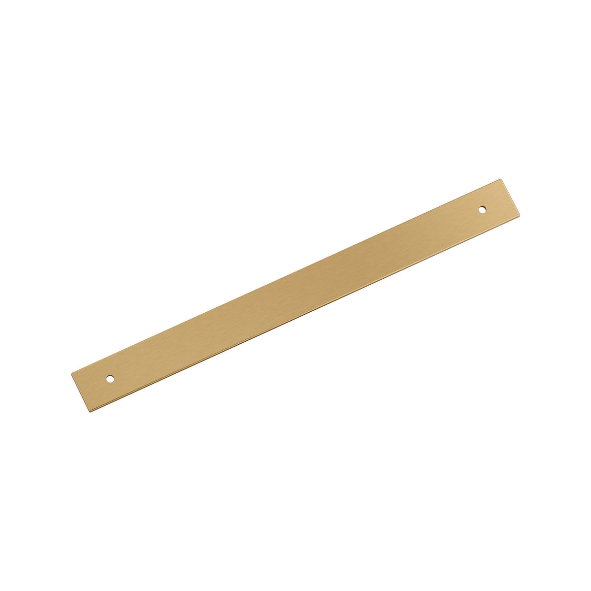 Ladera 12 inch (305mm) CentertoCenter Rectangle Champagne Bronze Cabinet Pull Backplate