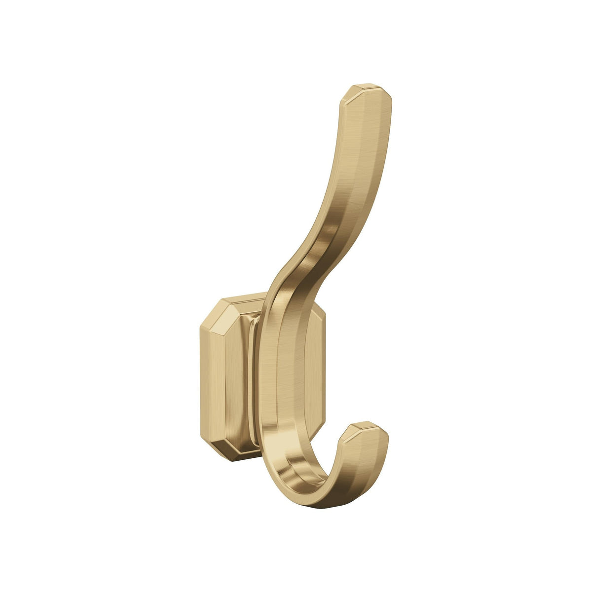 Granlyn Double Prong Champagne Bronze Decorative Wall Hook