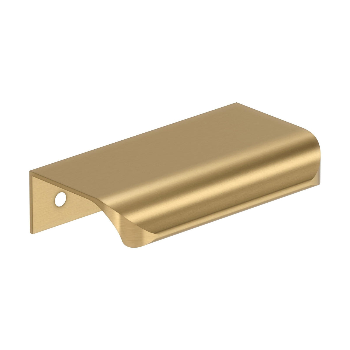 Streamline Tab 3 inch (76mm) Length Champagne Bronze Cabinet Edge Pull
