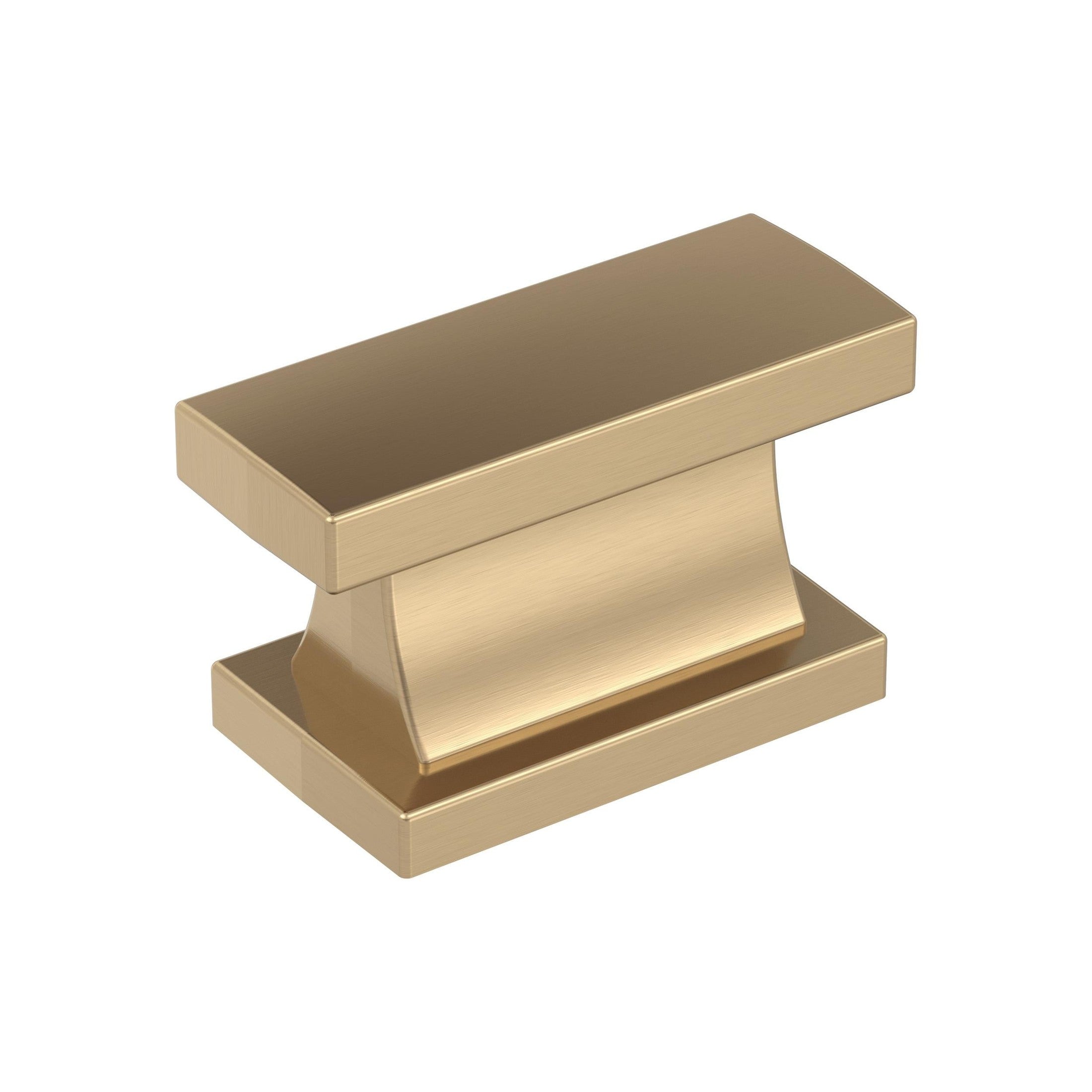Socle 17/16 inch (37mm) Length Champagne Bronze Cabinet Knob