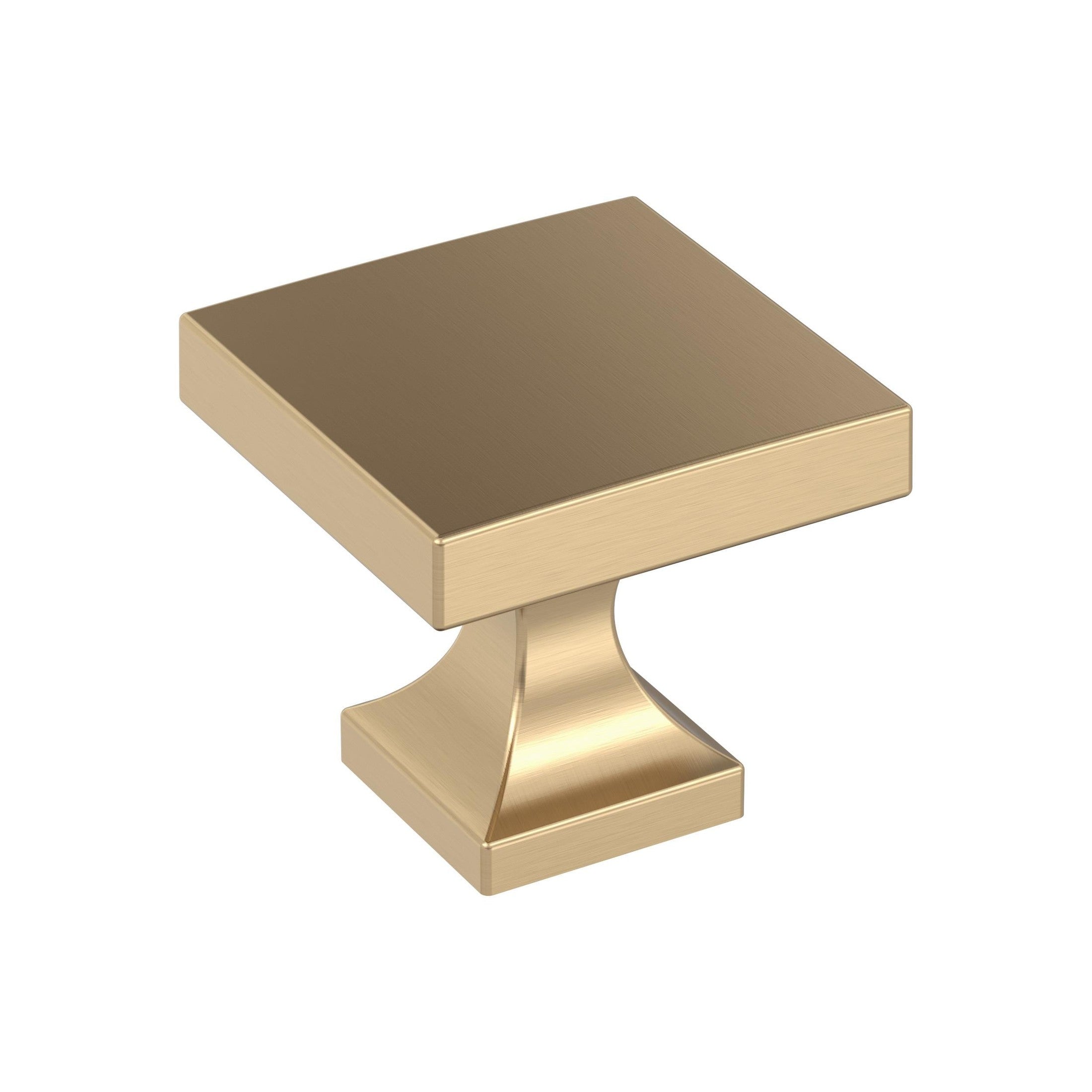 Pedestal 11/16 inch (27mm) Length Champagne Bronze Cabinet Knob