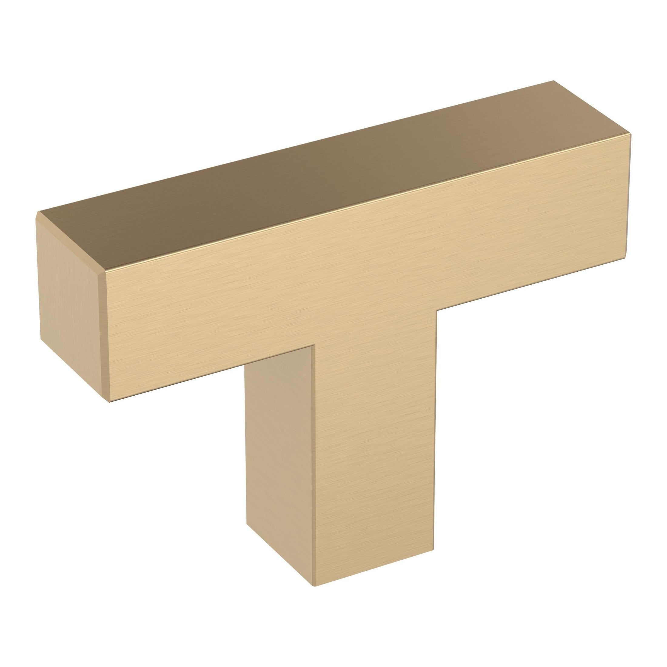 Intersect 115/16 inch (49mm) Length Champagne Bronze Cabinet Knob