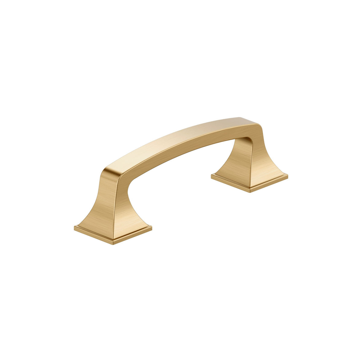 Ville 3 inch (76mm) CentertoCenter Champagne Bronze Cabinet Pull