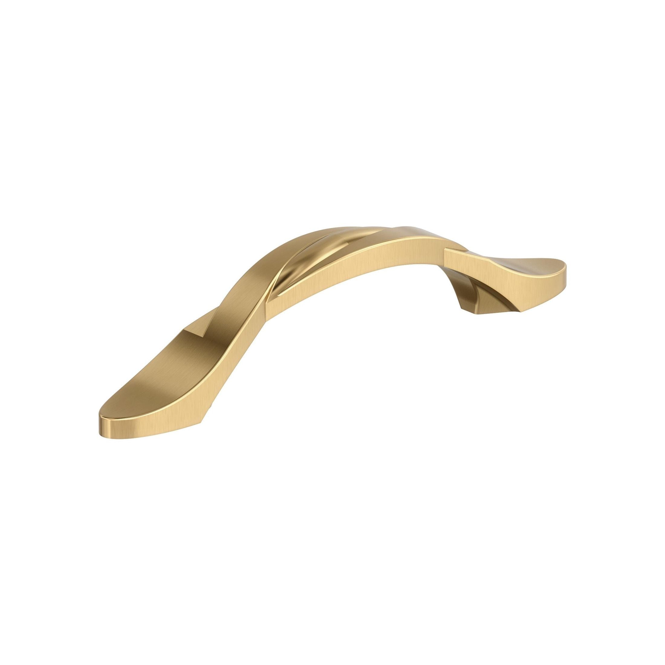 Intertwine 3 inch (76mm) CentertoCenter Champagne Bronze Cabinet Pull