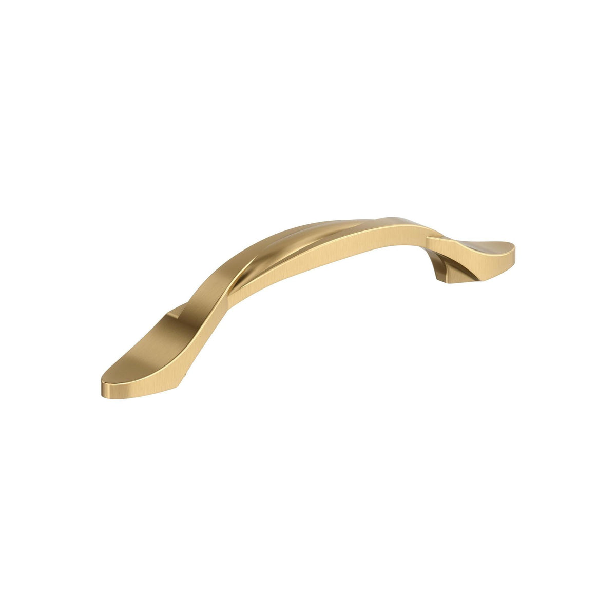 Intertwine 33/4 inch (96mm) CentertoCenter Champagne Bronze Cabinet Pull