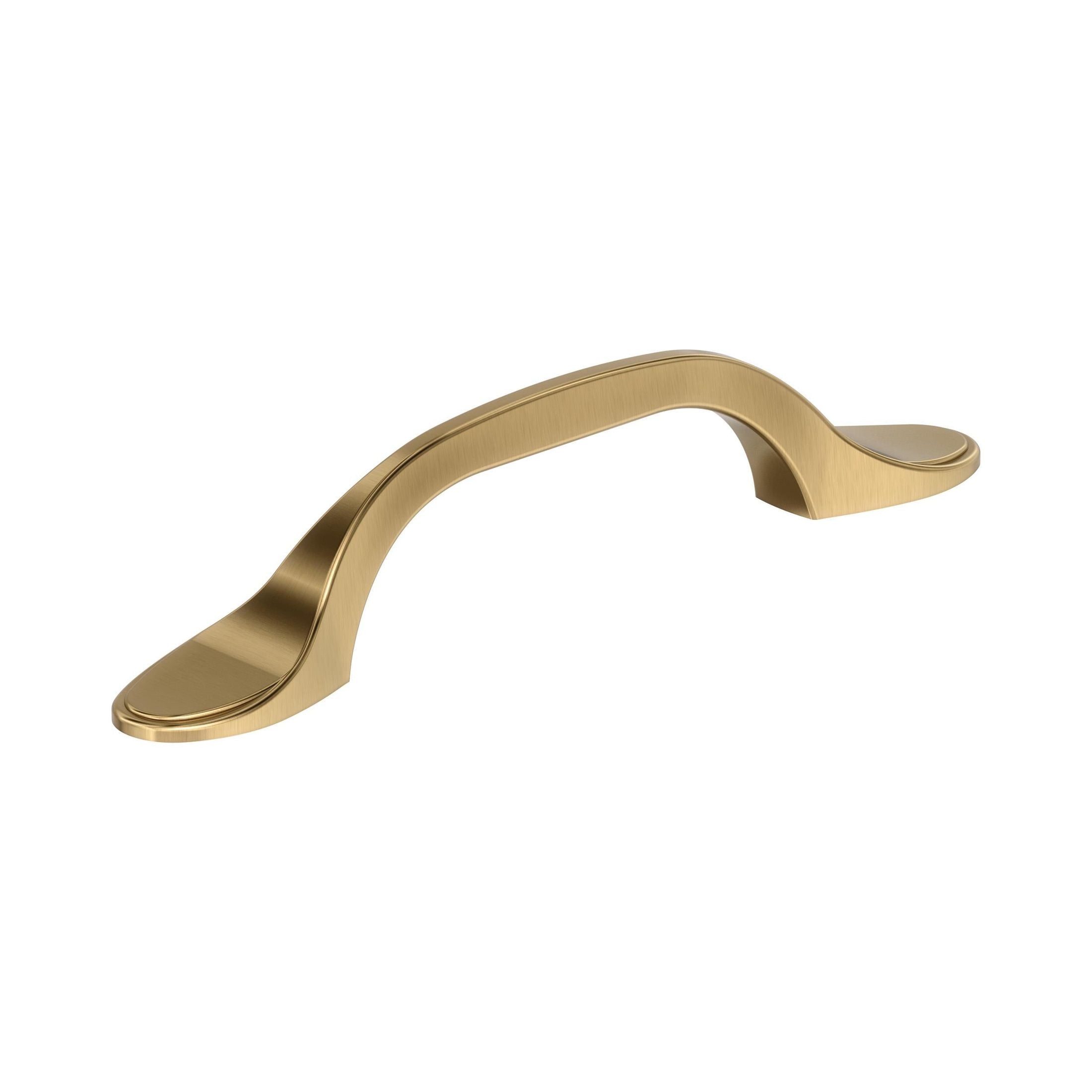 Ravino 3 inch (76mm) CentertoCenter Champagne Bronze Cabinet Pull