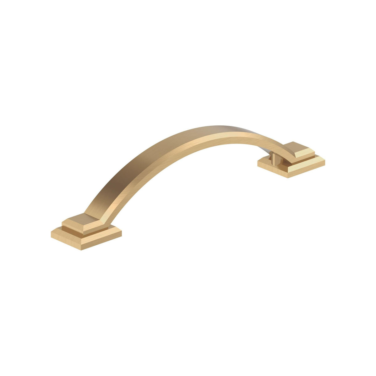 Sheffield 33/4 inch (96mm) CentertoCenter Champagne Bronze Cabinet Pull