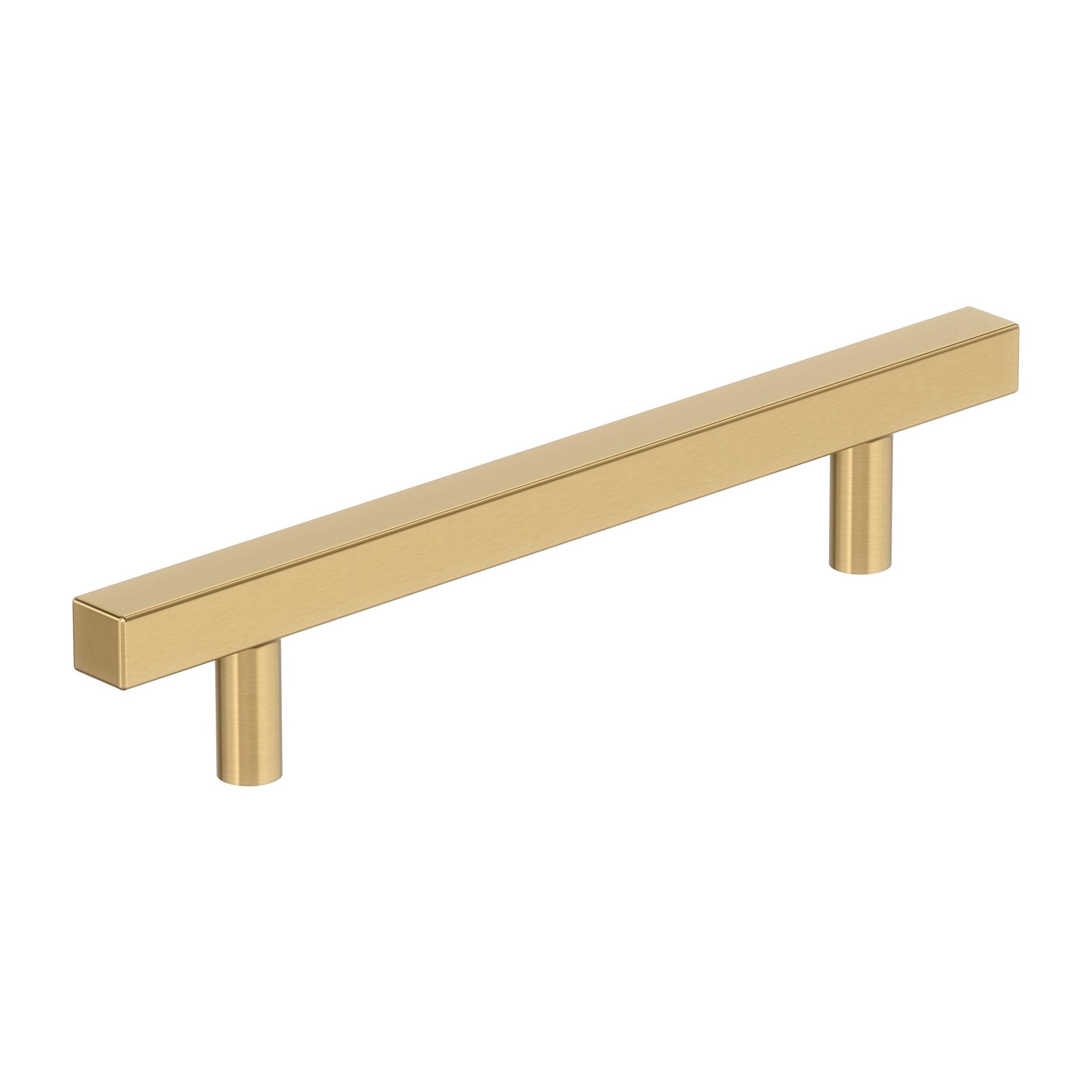 Bar Pulls Square 51/16 inch (128mm) CentertoCenter Champagne Bronze Cabinet Pull