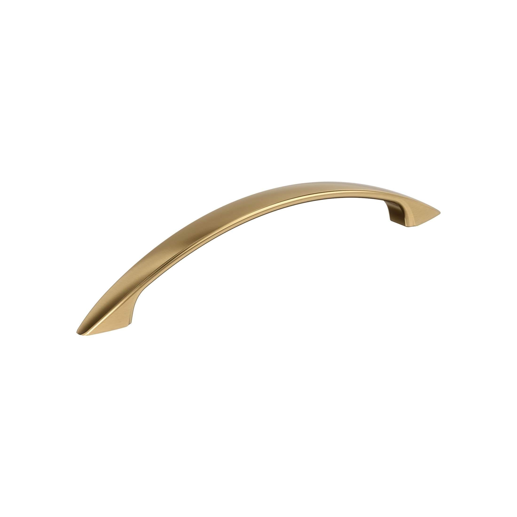 Arc 51/16 inch (128mm) CentertoCenter Champagne Bronze Cabinet Pull
