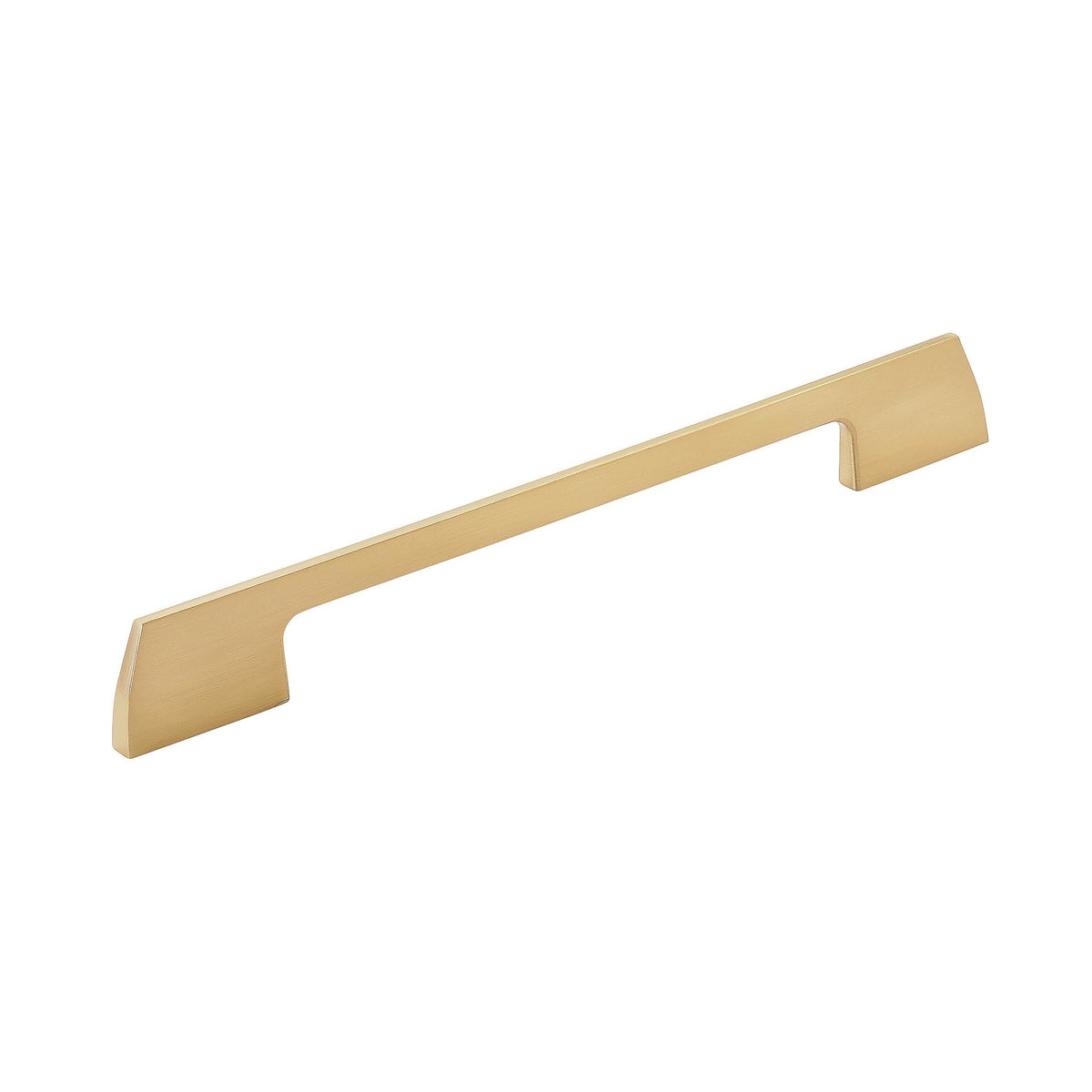 Angle 79/16 inch (192mm) CentertoCenter Champagne Bronze Cabinet Pull