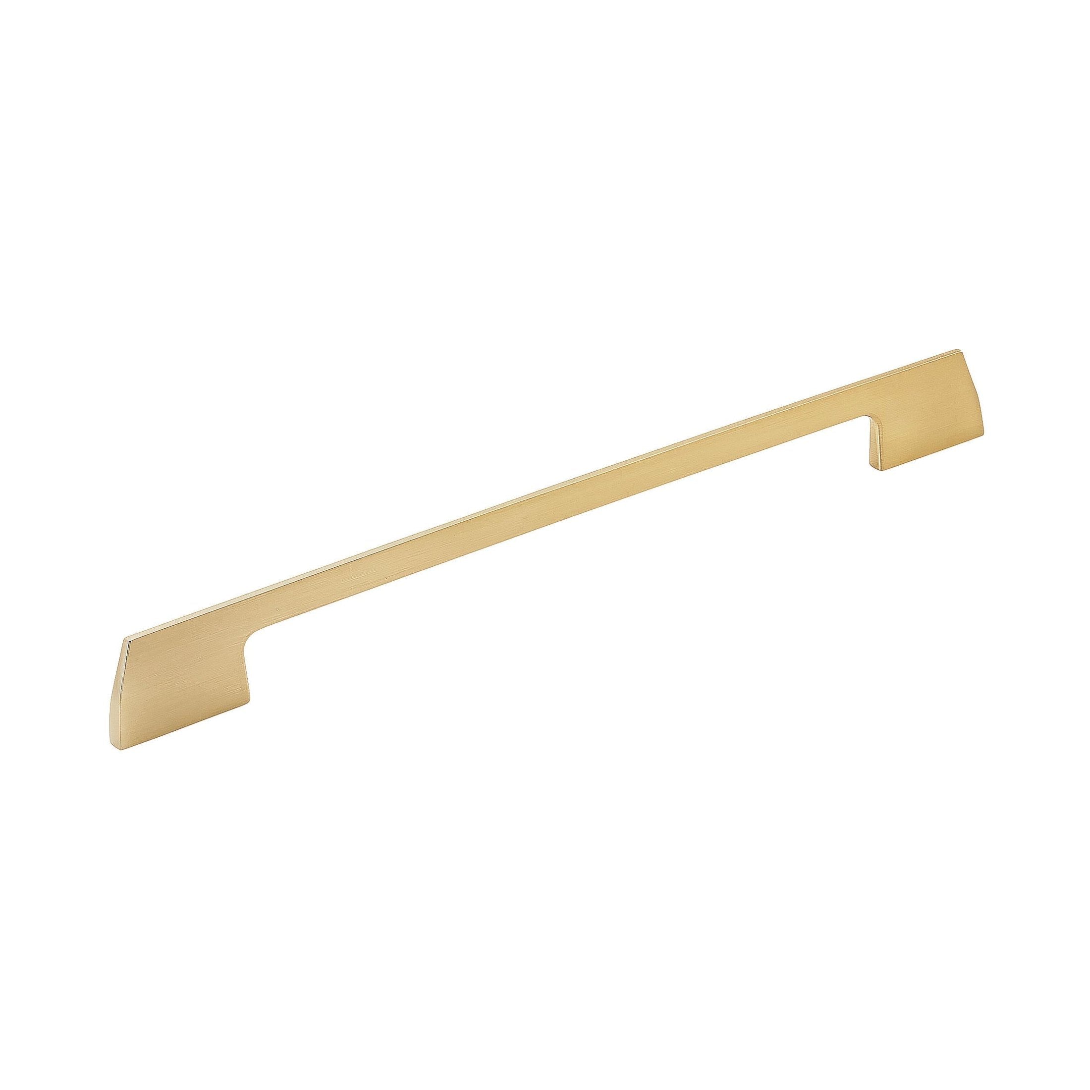 Angle 101/16 inch (256mm) CentertoCenter Champagne Bronze Cabinet Pull