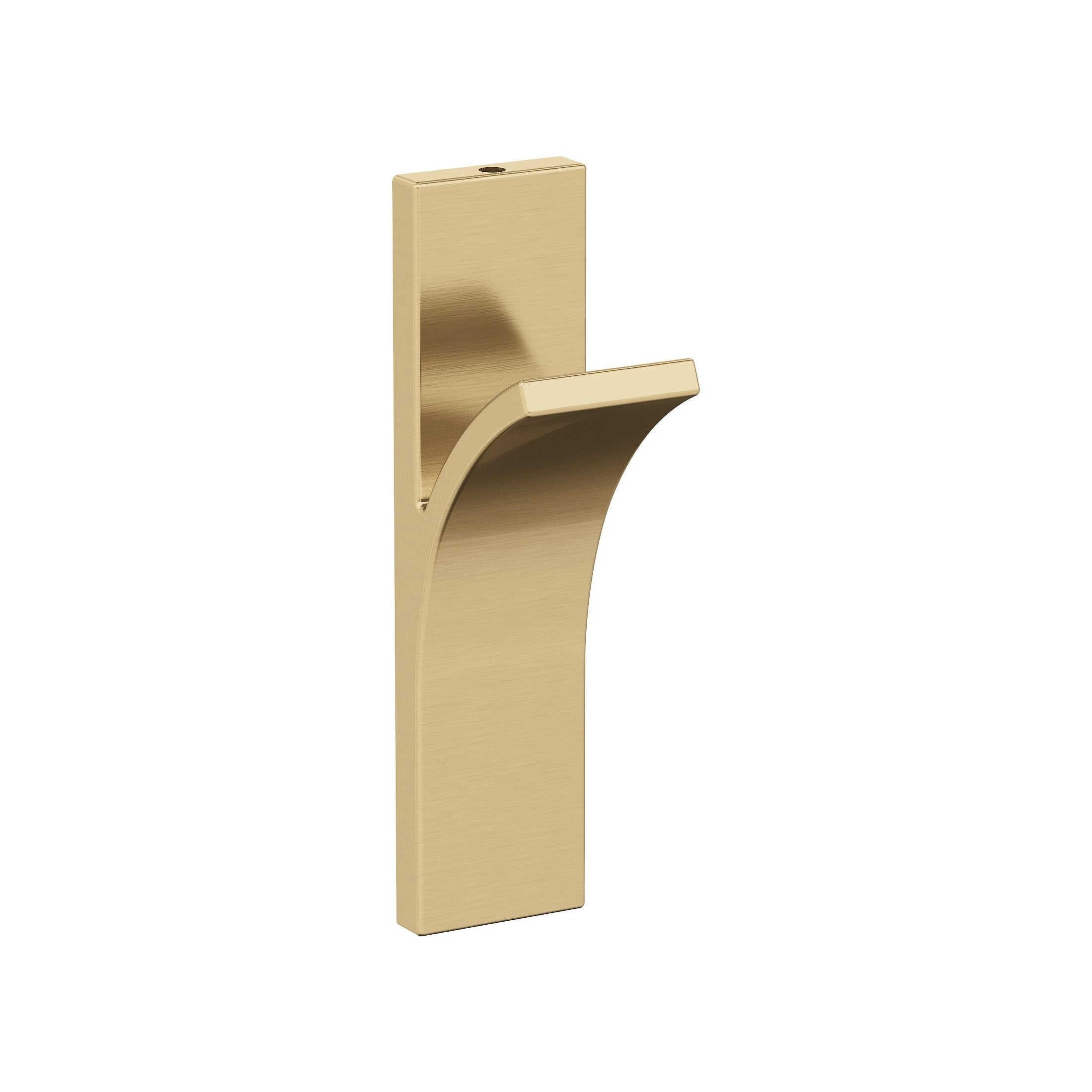 Apex Single Prong Champagne Bronze Decorative Wall Hook