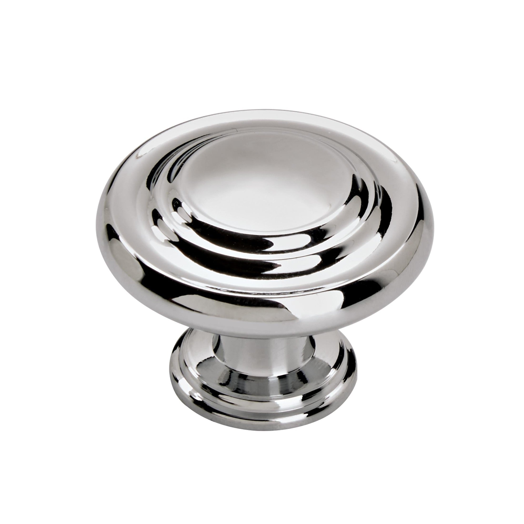 Inspirations 15/16 inch (33mm) Diameter Polished Chrome Cabinet Knob