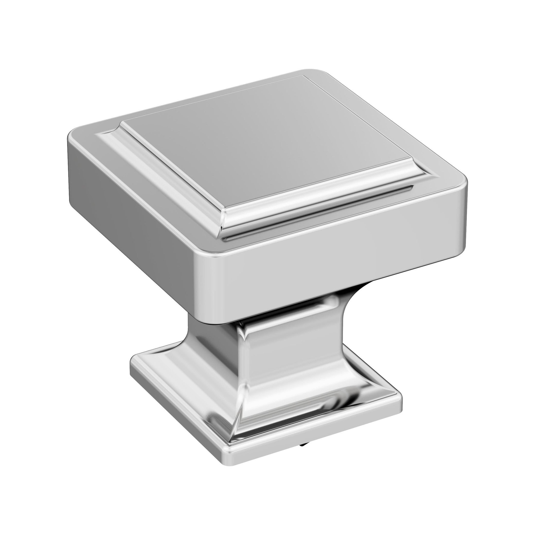 Eleva 13/16 inch (30mm) Length Polished Chrome Cabinet Knob