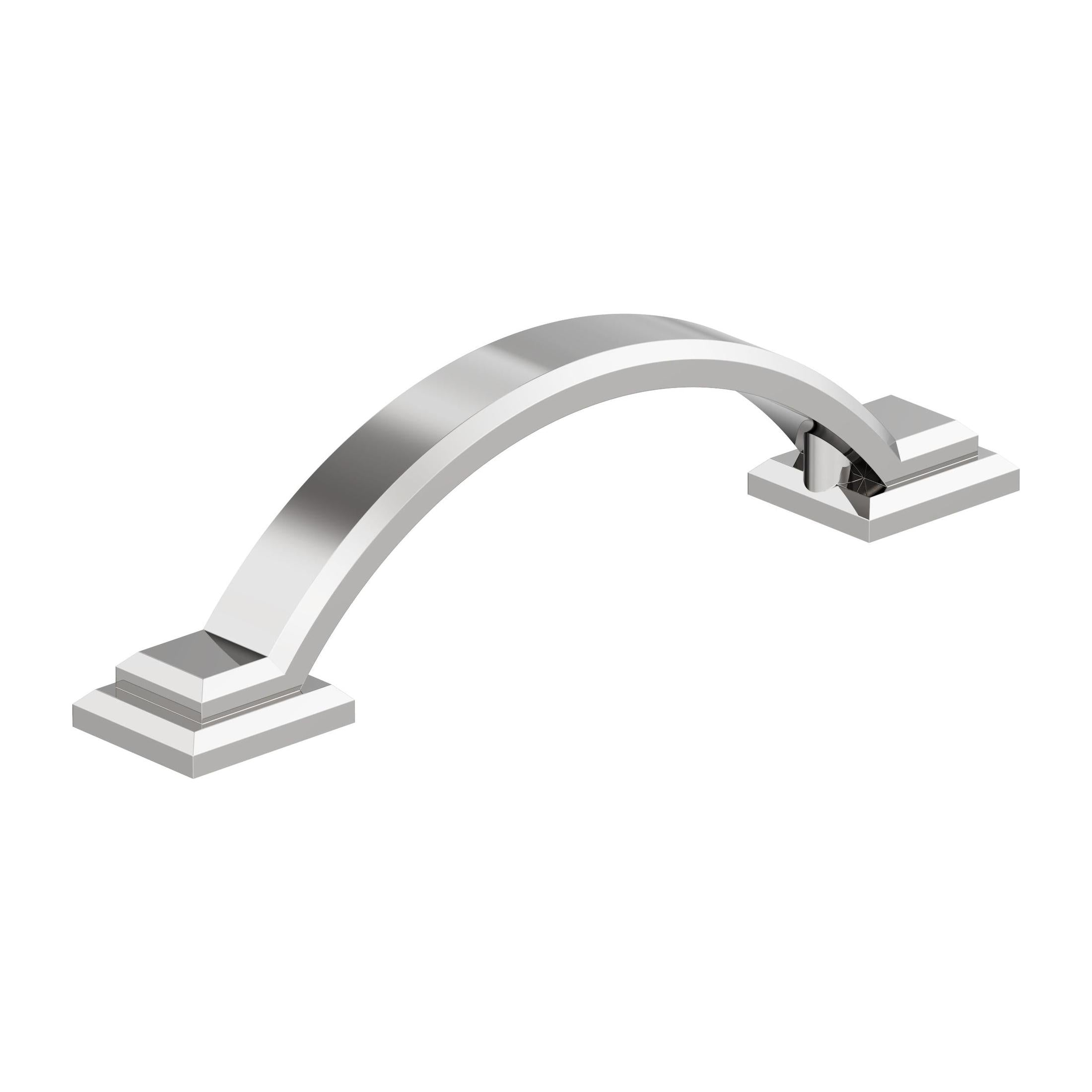 Sheffield 3 inch (76mm) CentertoCenter Polished Chrome Cabinet Pull