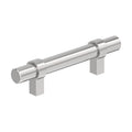 Central 3 inch (76mm) CentertoCenter Polished Chrome Cabinet Pull