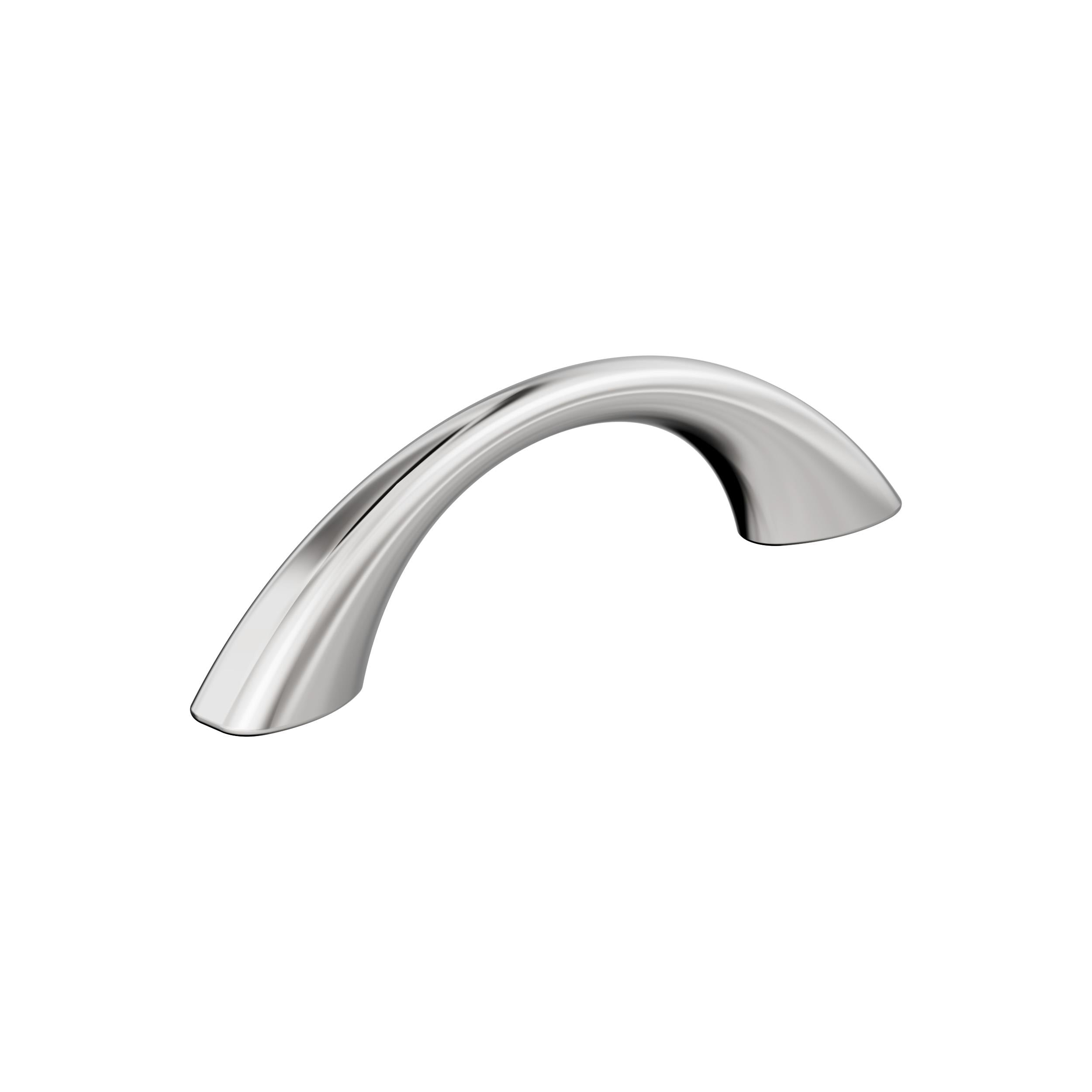 Vaile 3 inch (76mm) CentertoCenter Polished Chrome Cabinet Pull