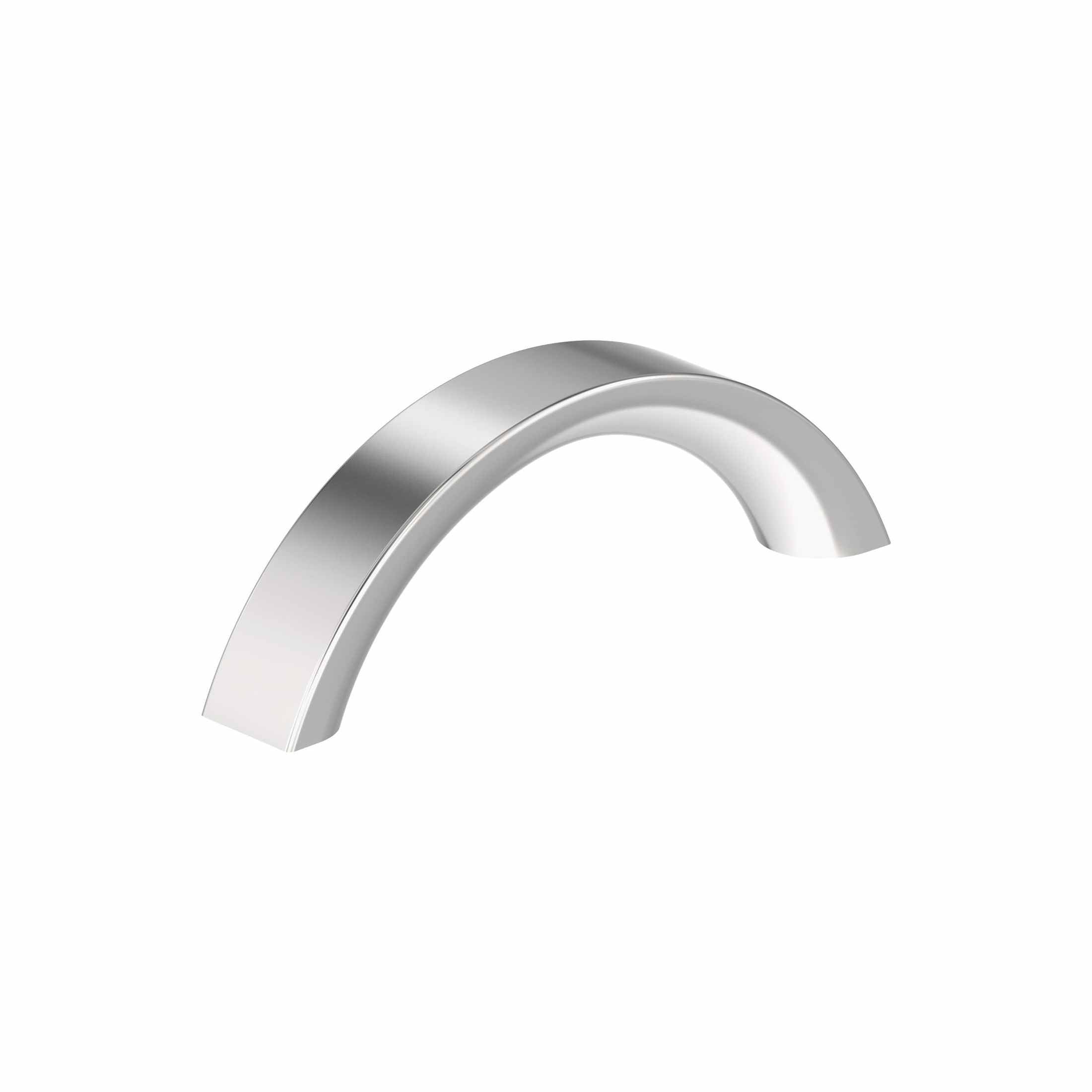 Parabolic 3 inch (76mm) CentertoCenter Polished Chrome Cabinet Pull
