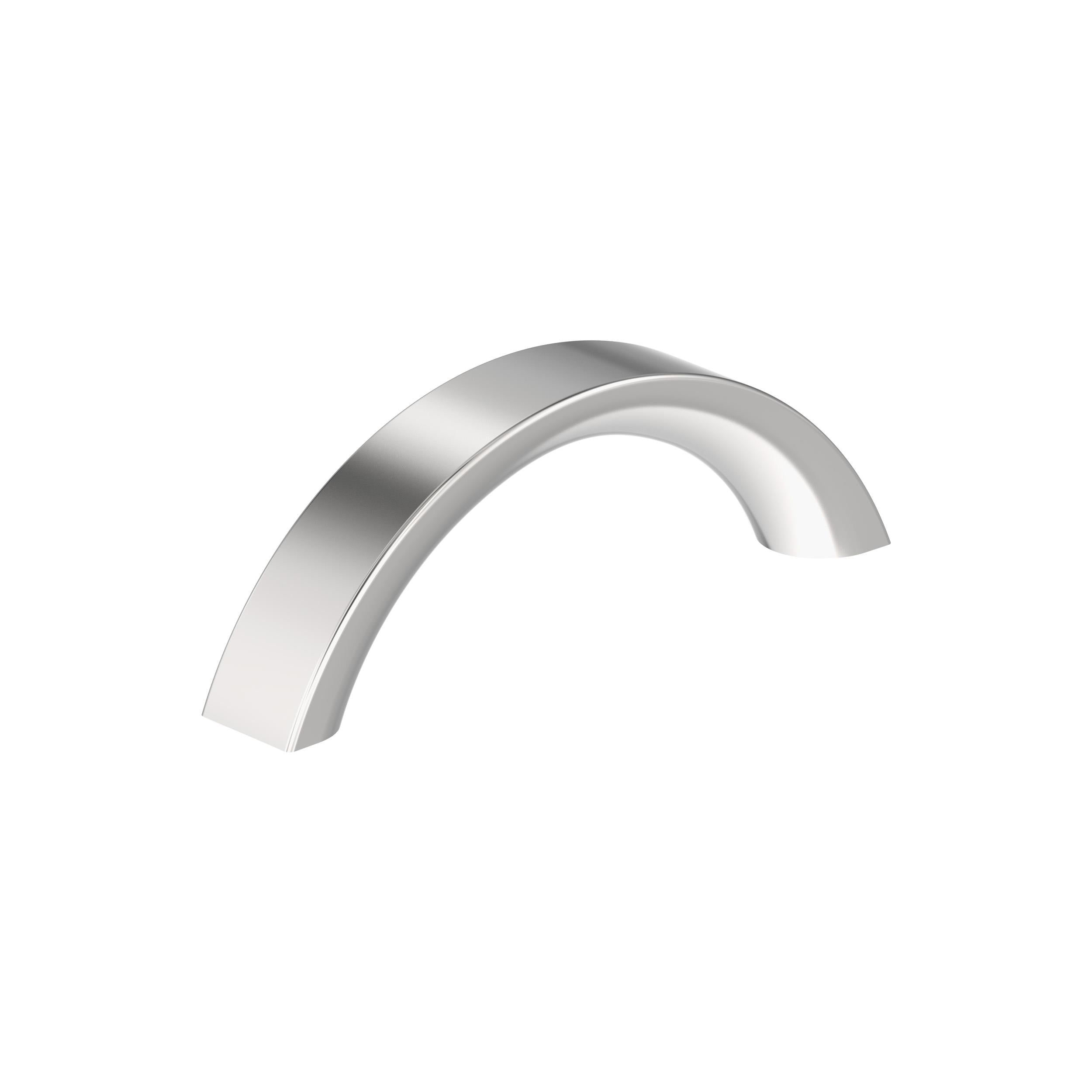 Parabolic 3 inch (76mm) CentertoCenter Polished Chrome Cabinet Pull
