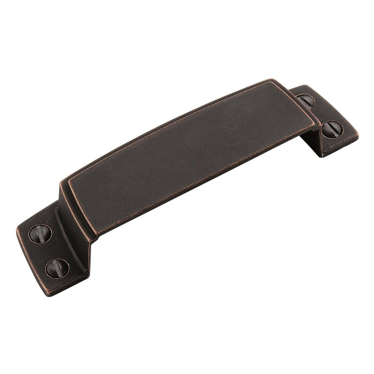 Highland Ridge 31/2 inch (89mm) CentertoCenter Dark Oiled Bronze Cabinet Cup Pull