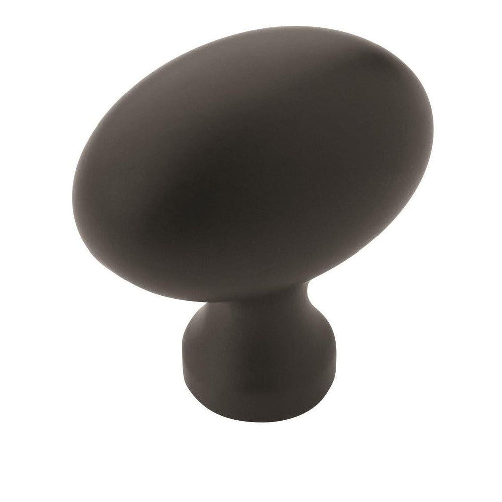 Vaile 13/8 inch (35mm) Length Matte Black Cabinet Knob