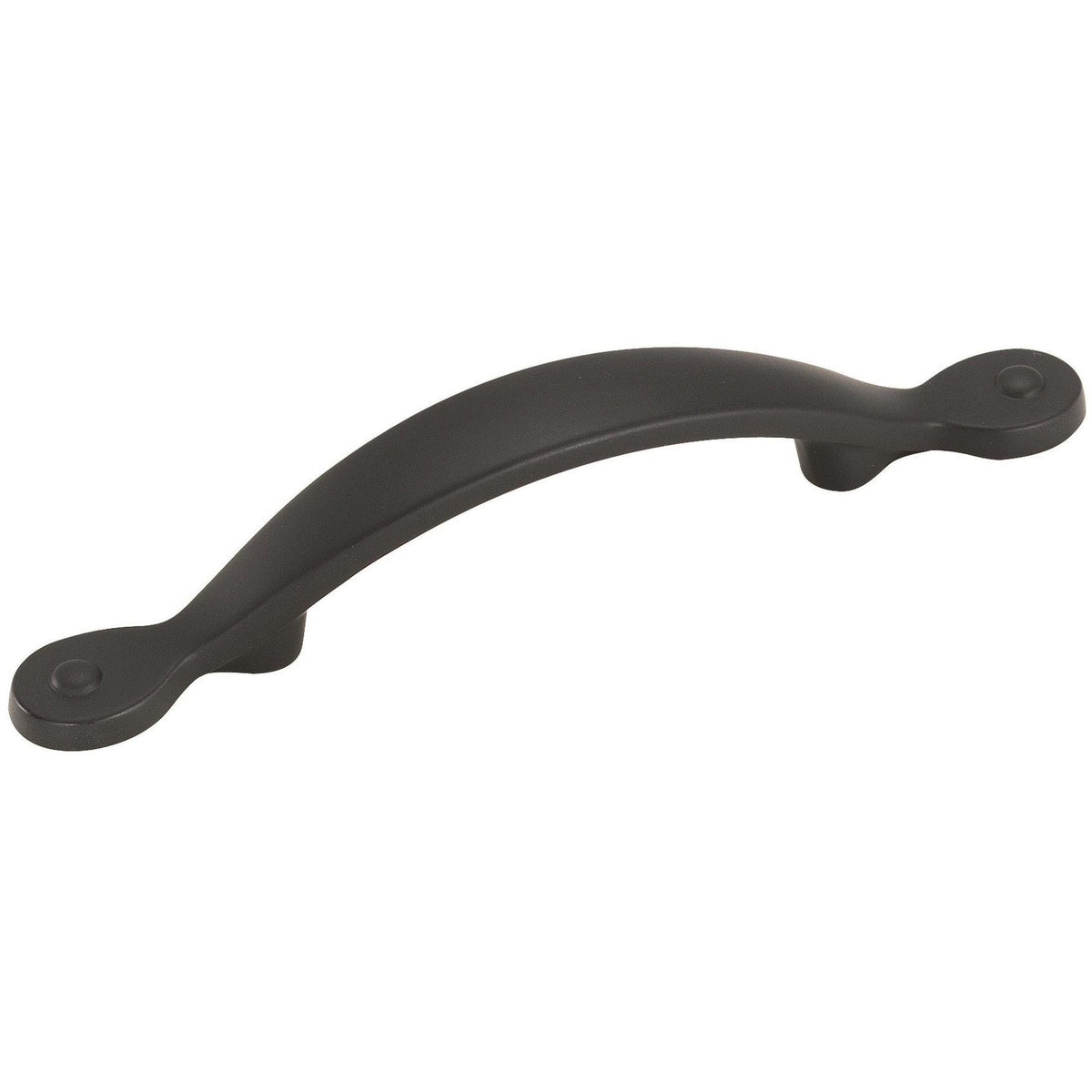 Inspirations 3 inch (76mm) CentertoCenter Matte Black Cabinet Pull