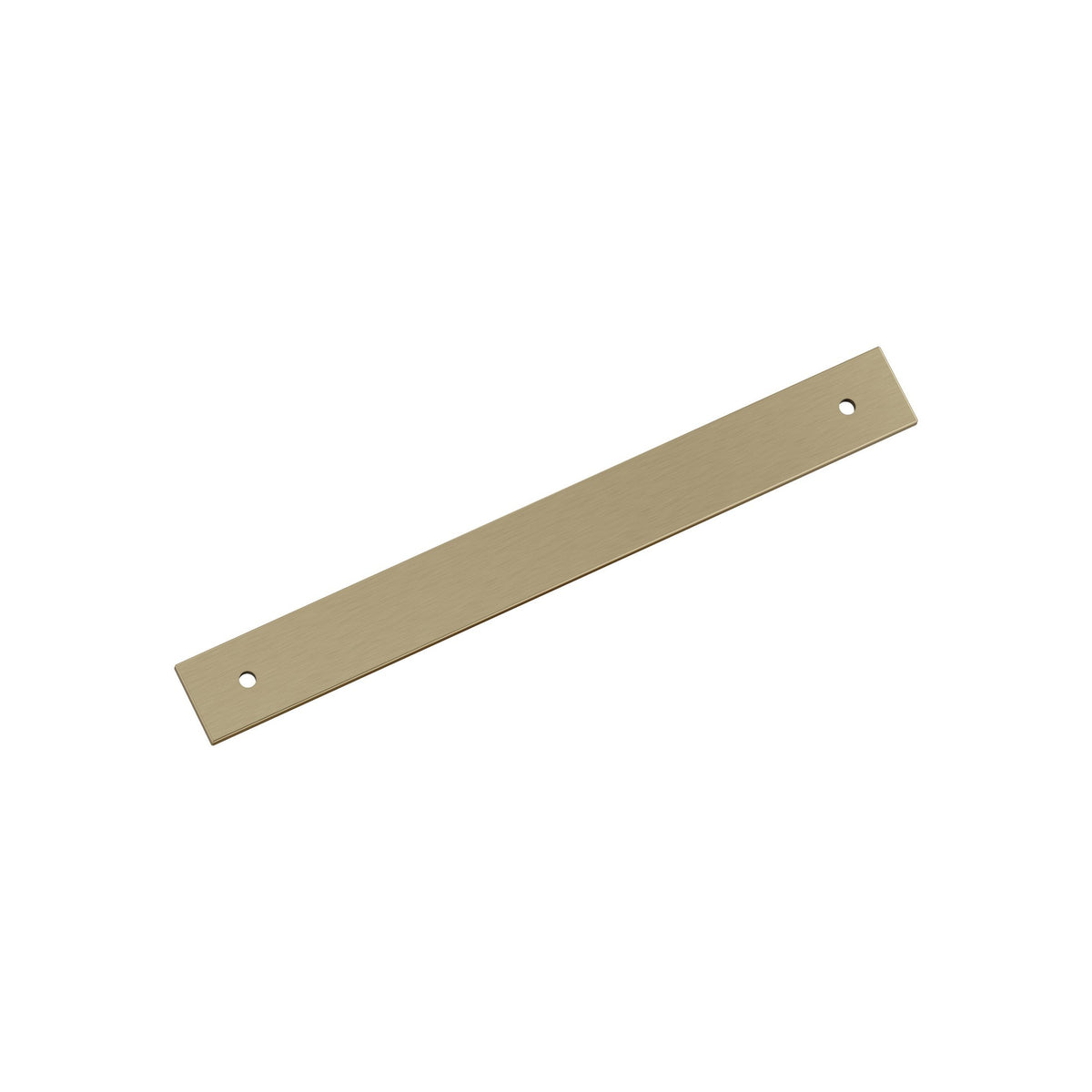 Ladera 79/16 inch (192mm) CentertoCenter Rectangle Golden Champagne Cabinet Pull Backplate