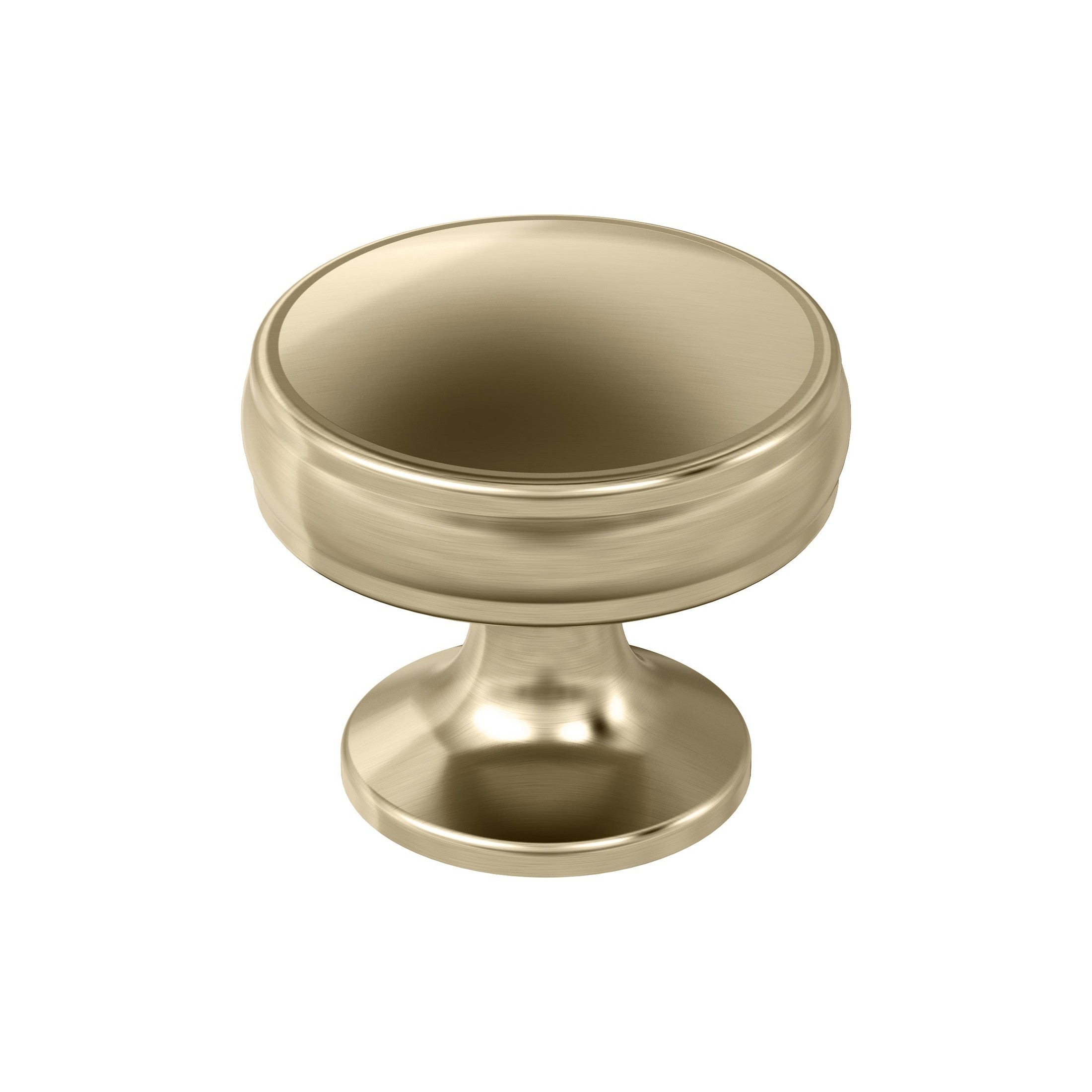 Renown 11/4 inch (32mm) Diameter Golden Champagne Cabinet Knob