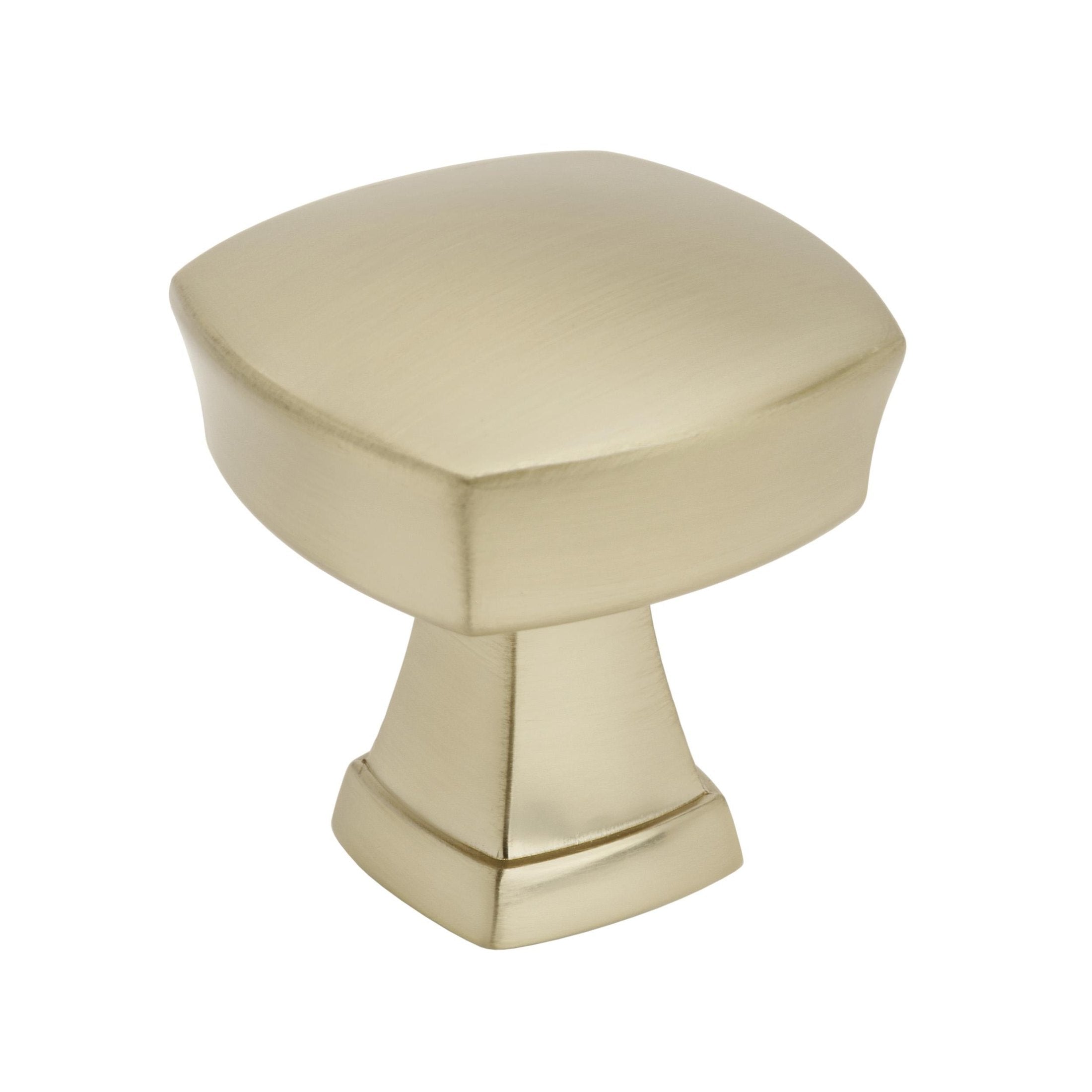 Stature 11/4 inch (32mm) Length Golden Champagne Cabinet Knob