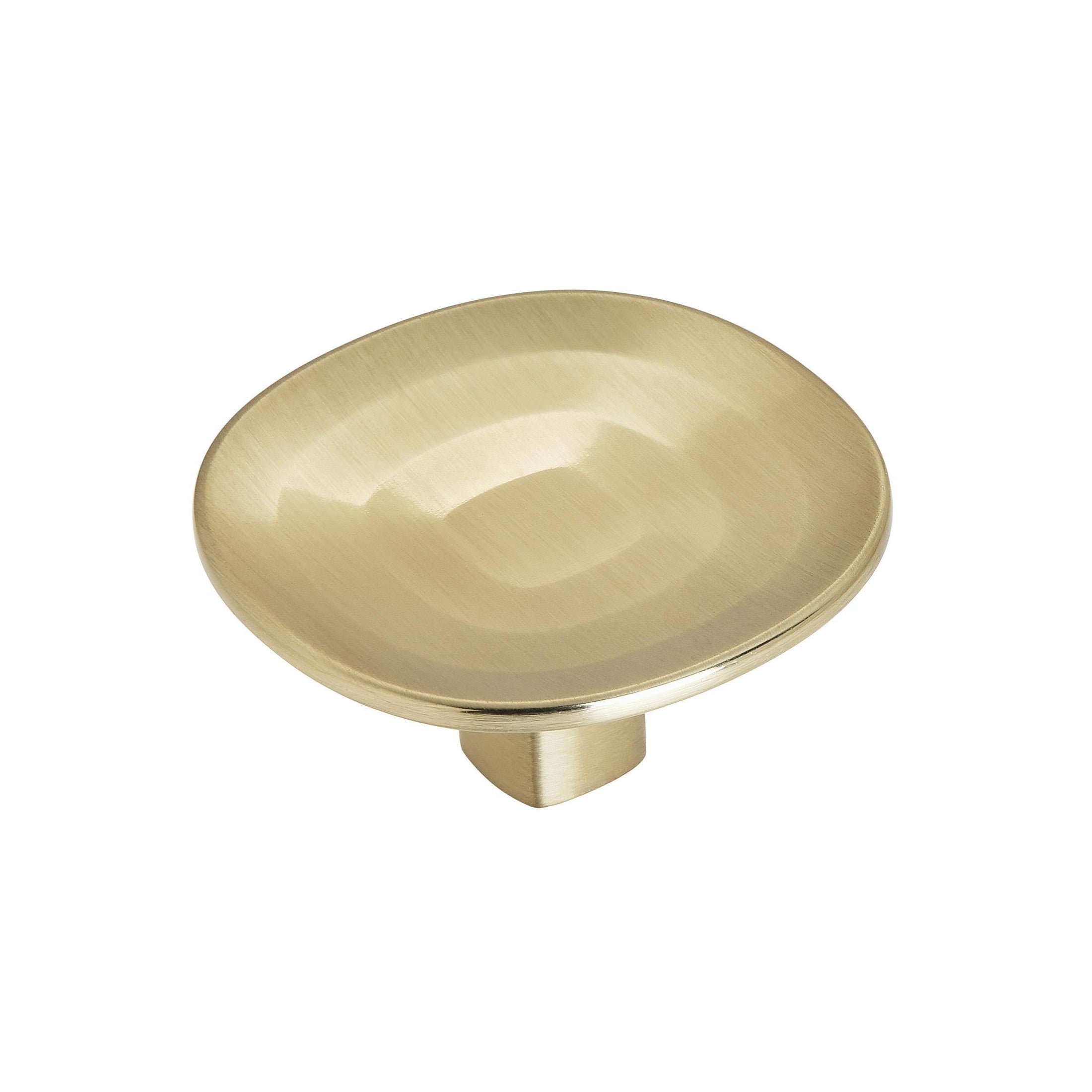 Concentric 19/16 inch (40mm) Diameter Golden Champagne Cabinet Knob