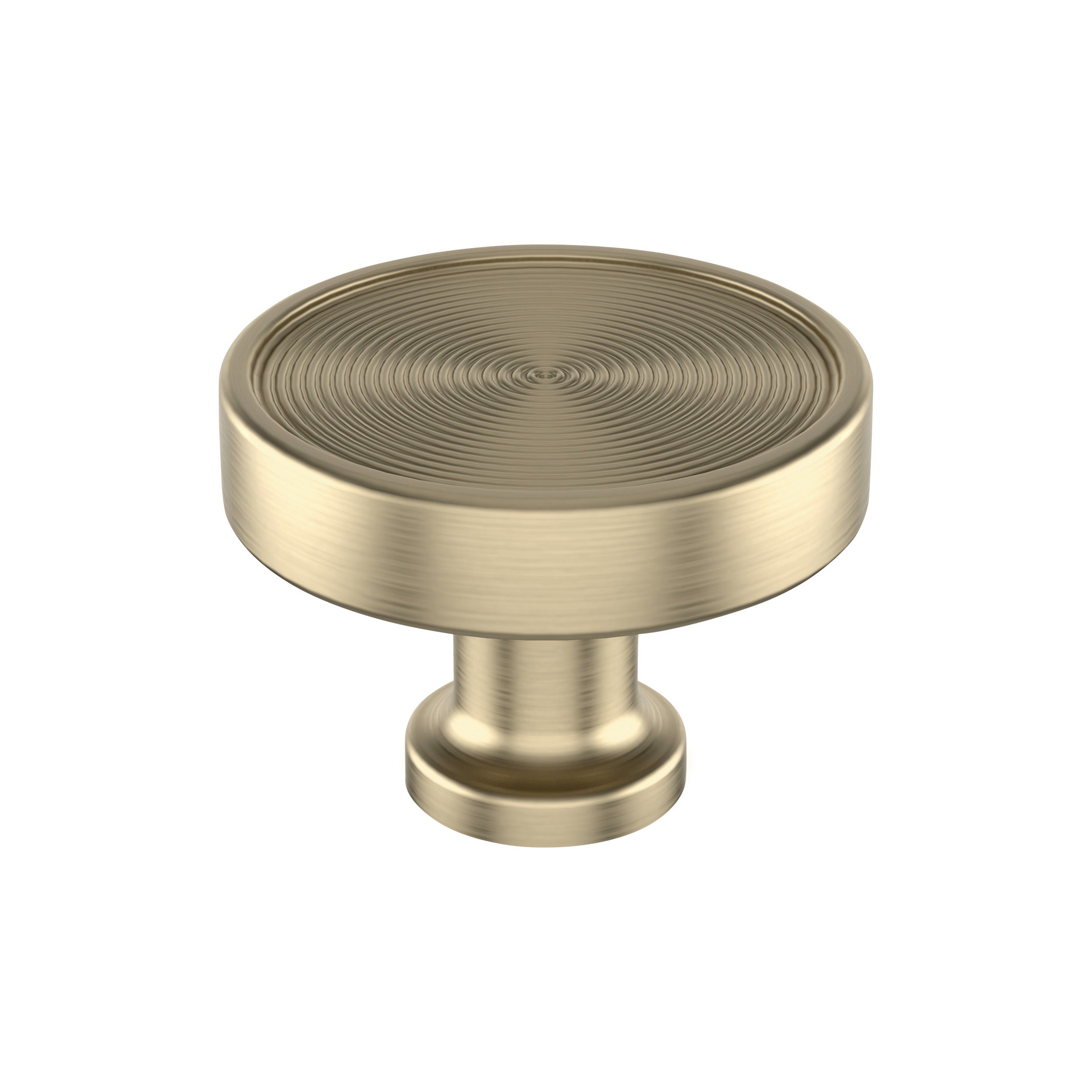 Dupont Circle 1-3/4 inch (44mm) Diameter Golden Champagne Cabinet Knob