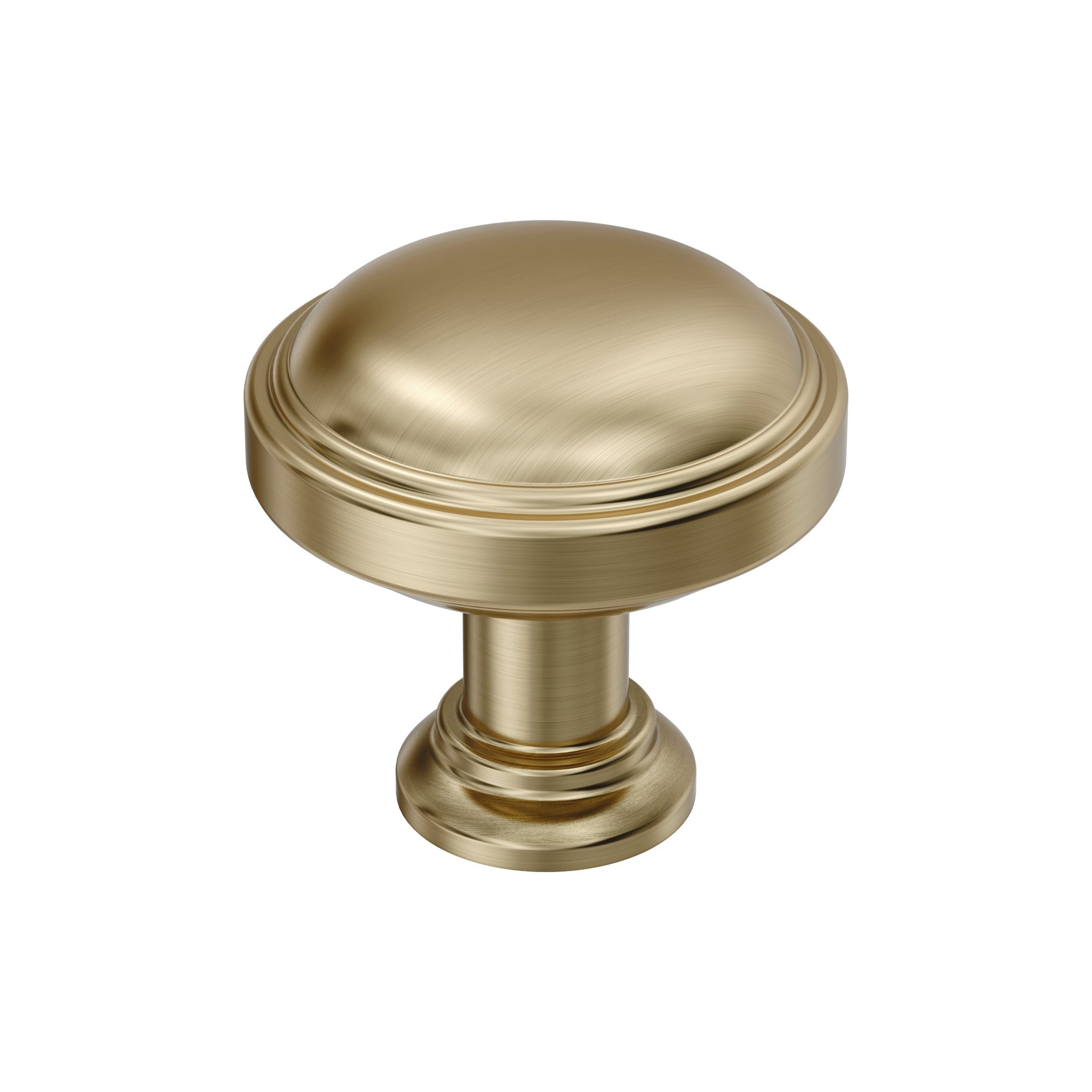 Enlivity 11/4 inch (32mm) Diameter Golden Champagne Cabinet Knob