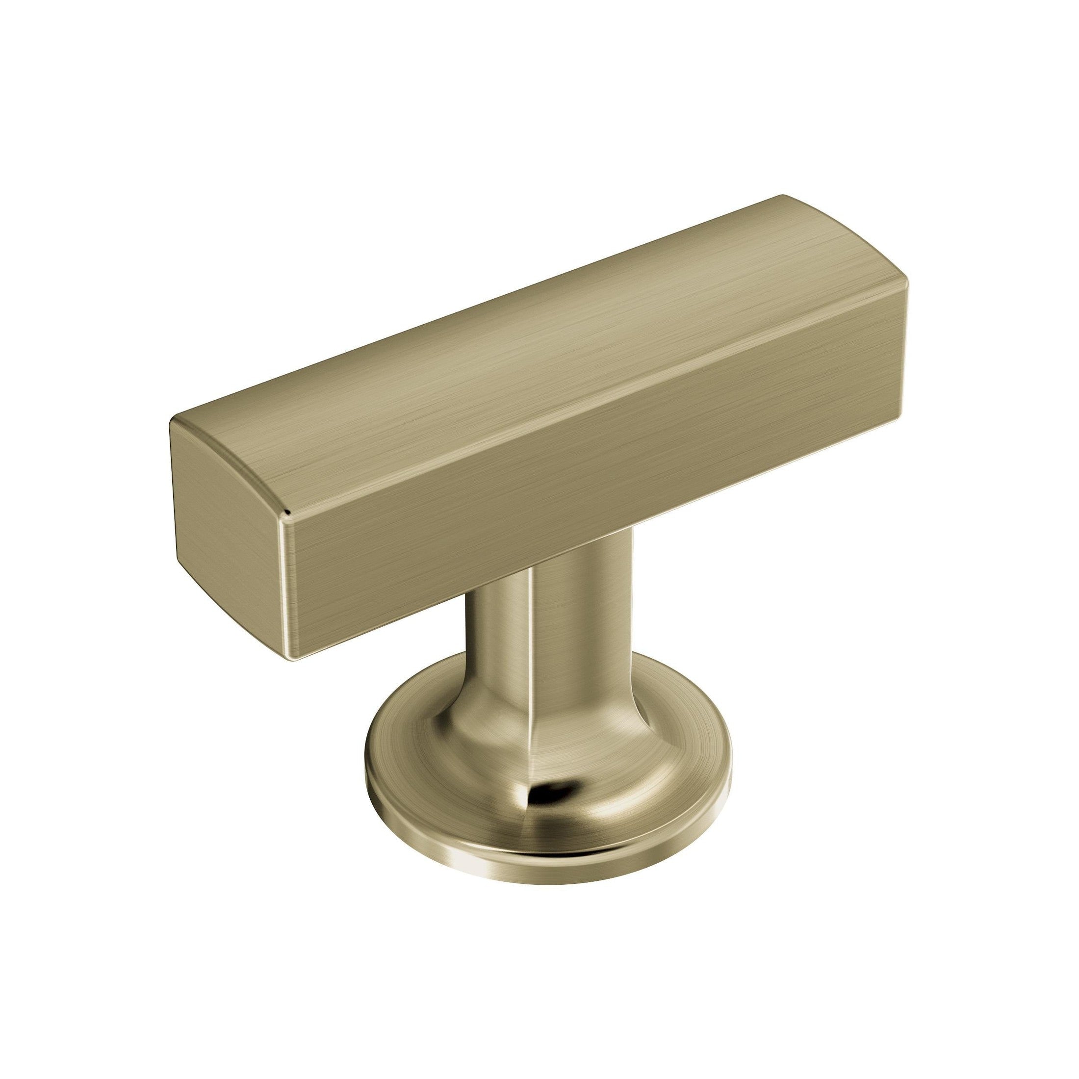 Everett 13/4 inch (44mm) Length Golden Champagne Cabinet Knob