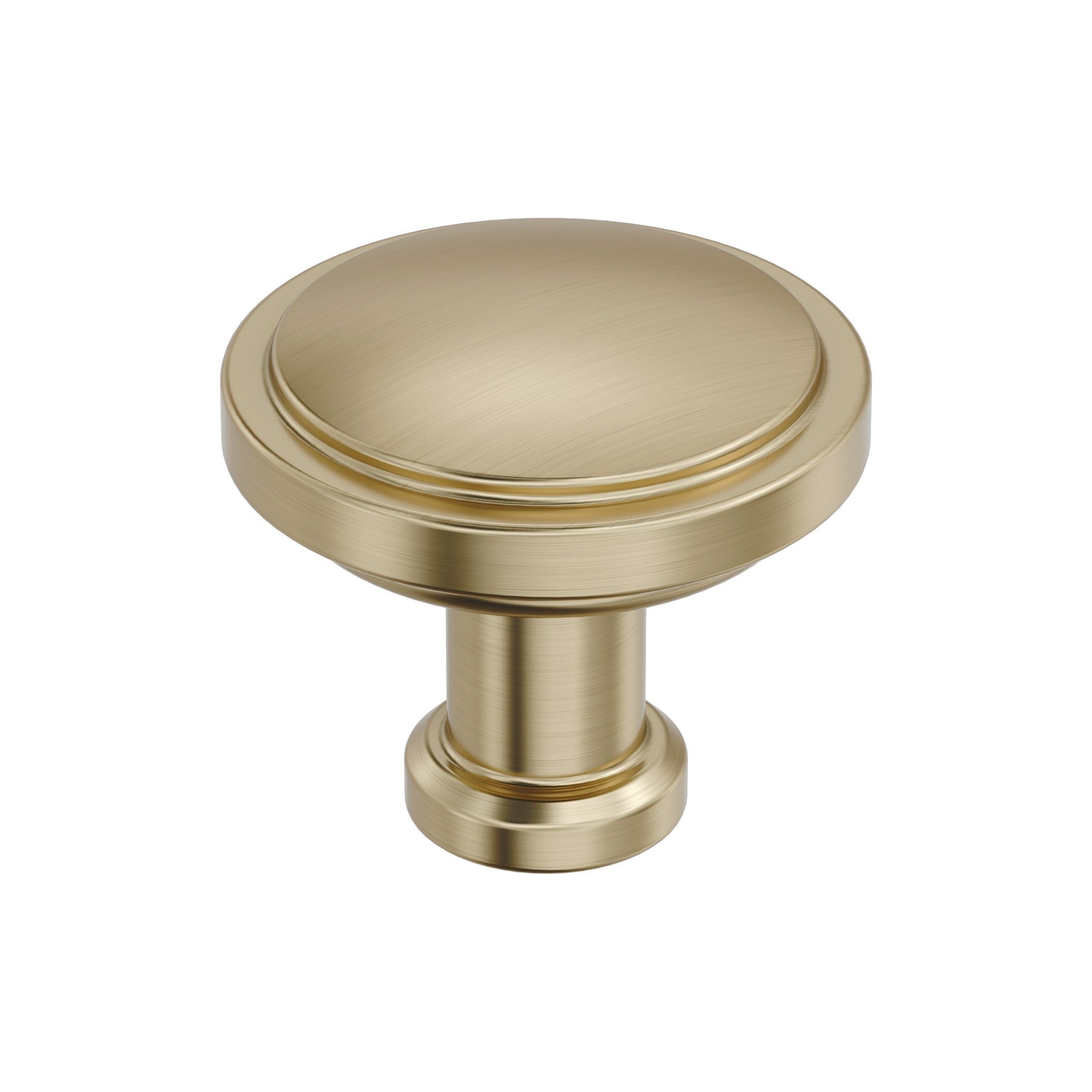 Faircrest 11/4 inch (32mm) Diameter Golden Champagne Cabinet Knob