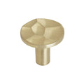 Kamari 13/16 inch (30mm) Diameter Golden Champagne Cabinet Knob
